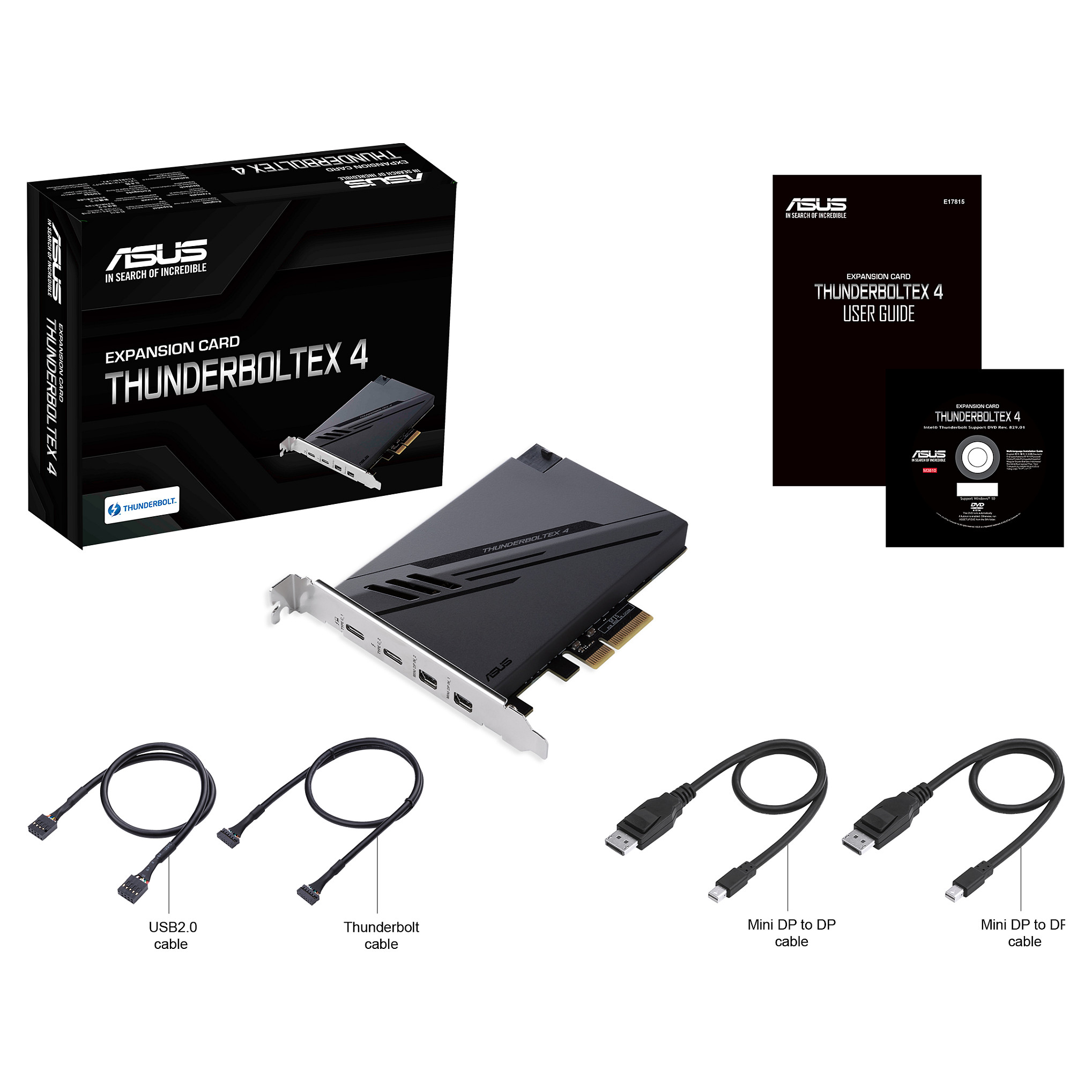 ASUS ThunderboltEX 4 interface cards/adapter
