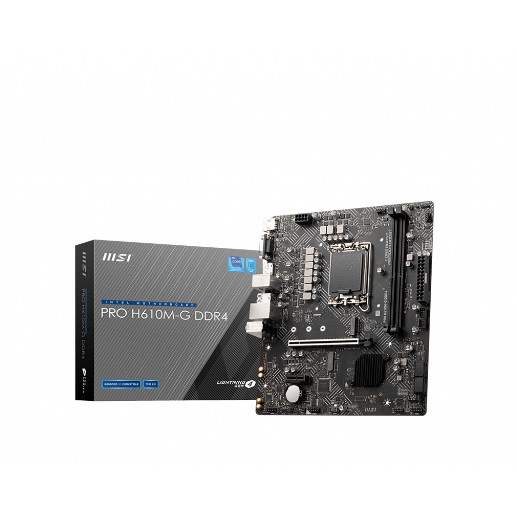 MSI PRO H610M-G DDR4 motherboard