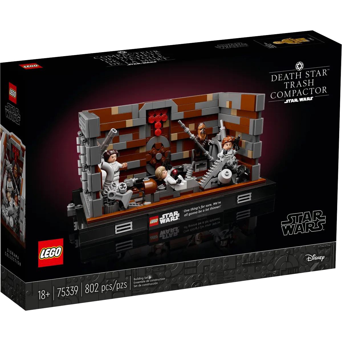 LEGO Star Wars Müllpresse im Todesstern – Diorama