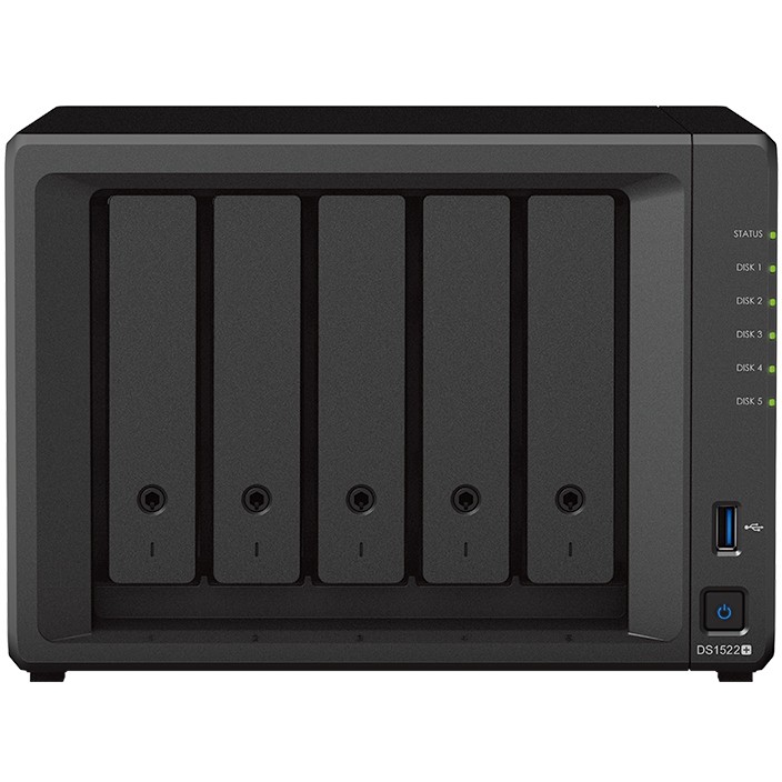 Synology DS1522+, NAS-Systeme, Synology DiskStation DS1522+ (BILD2)