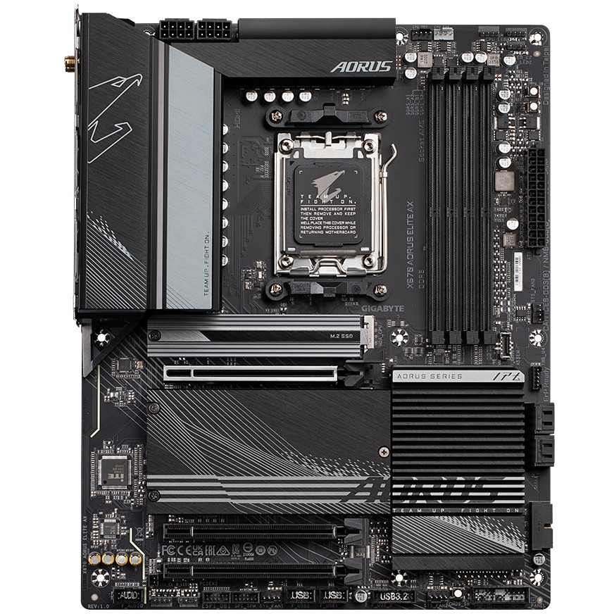 Gigabyte X670 AORUS ELITE AX, Mainboards AMD, Gigabyte X670 AX (BILD2)