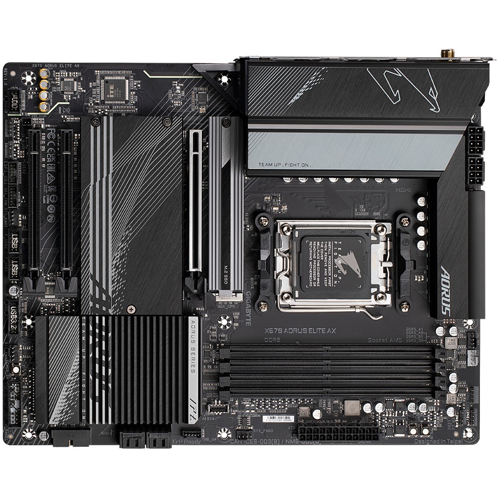 Gigabyte X670 AORUS ELITE AX, Mainboards AMD, Gigabyte X670 AX (BILD6)