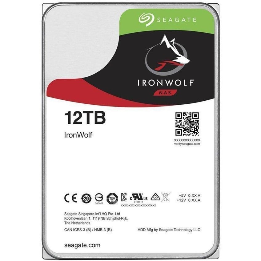12TB Seagate IronWolf ST12000VN0008 7200RPM 256MB *Bring-In-Warranty* - ST12000VN0008