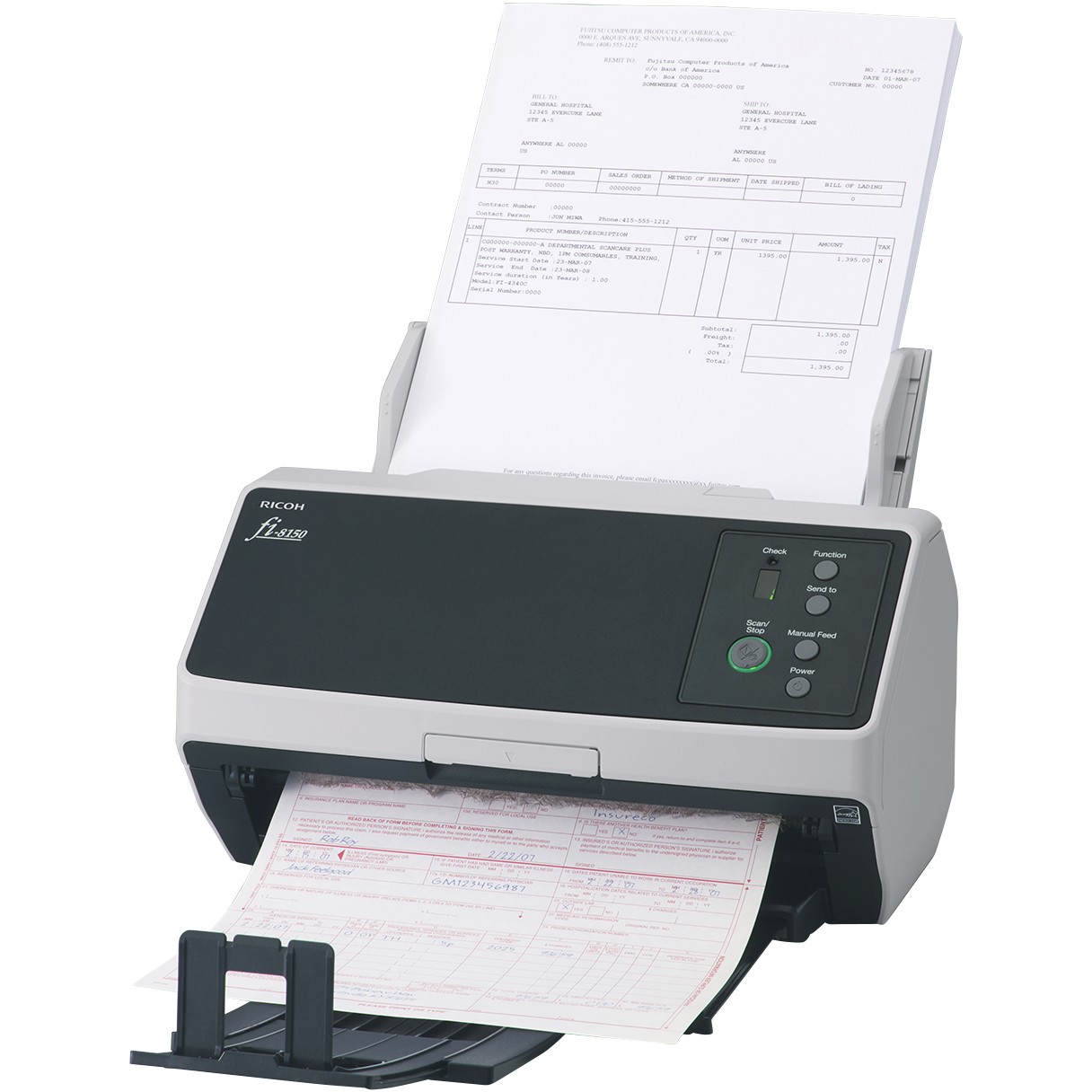 Fujitsu PA03810-B101, Scanner, Ricoh FI-8150  (BILD6)
