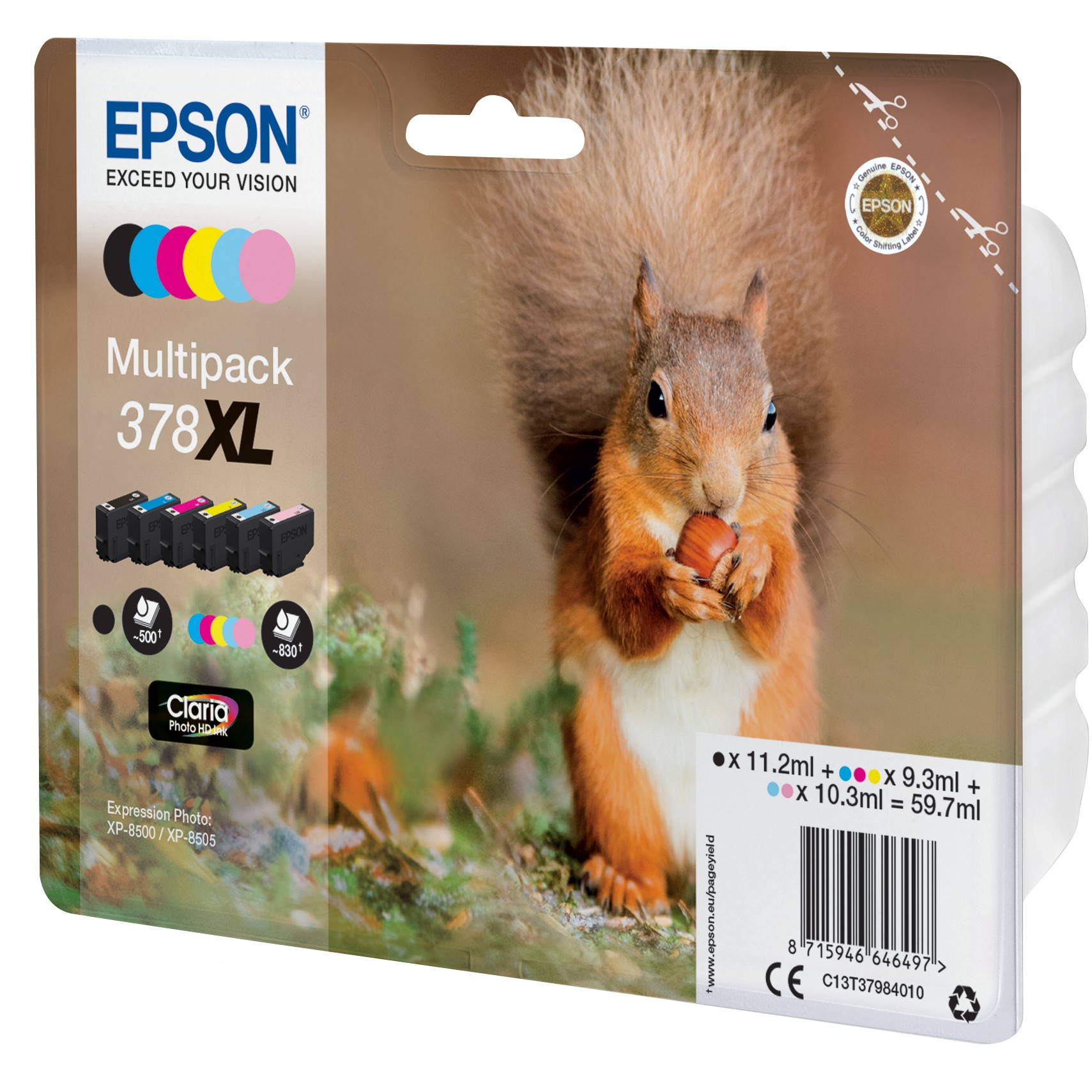 Epson C13T37984010, Tinte, Epson Squirrel 378XL ink  (BILD2)
