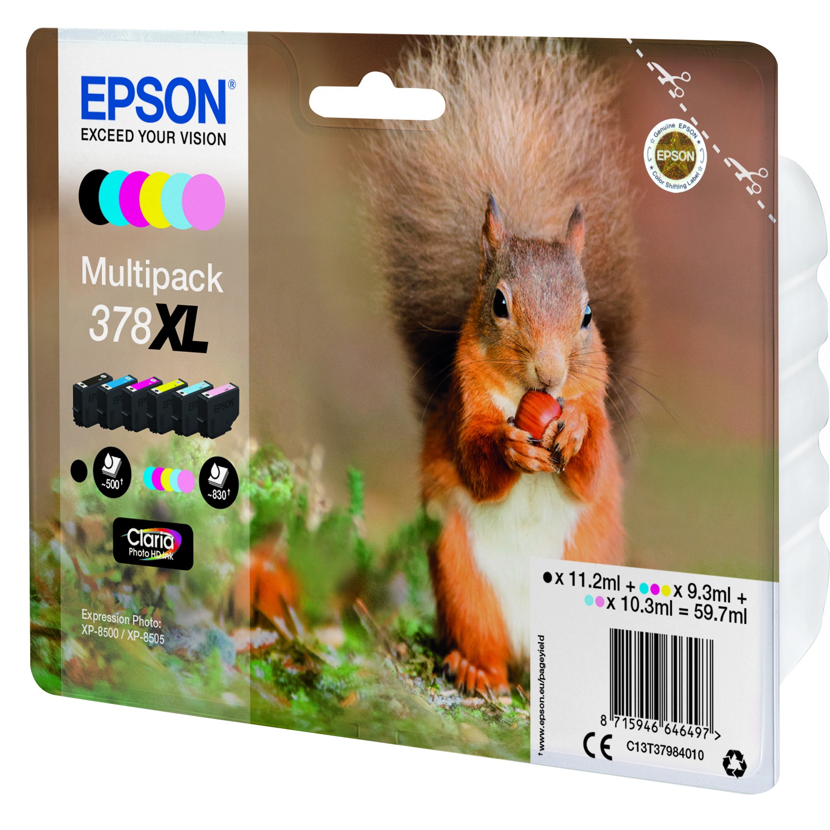 Epson C13T37984010, Tinte, Epson Squirrel 378XL ink  (BILD3)