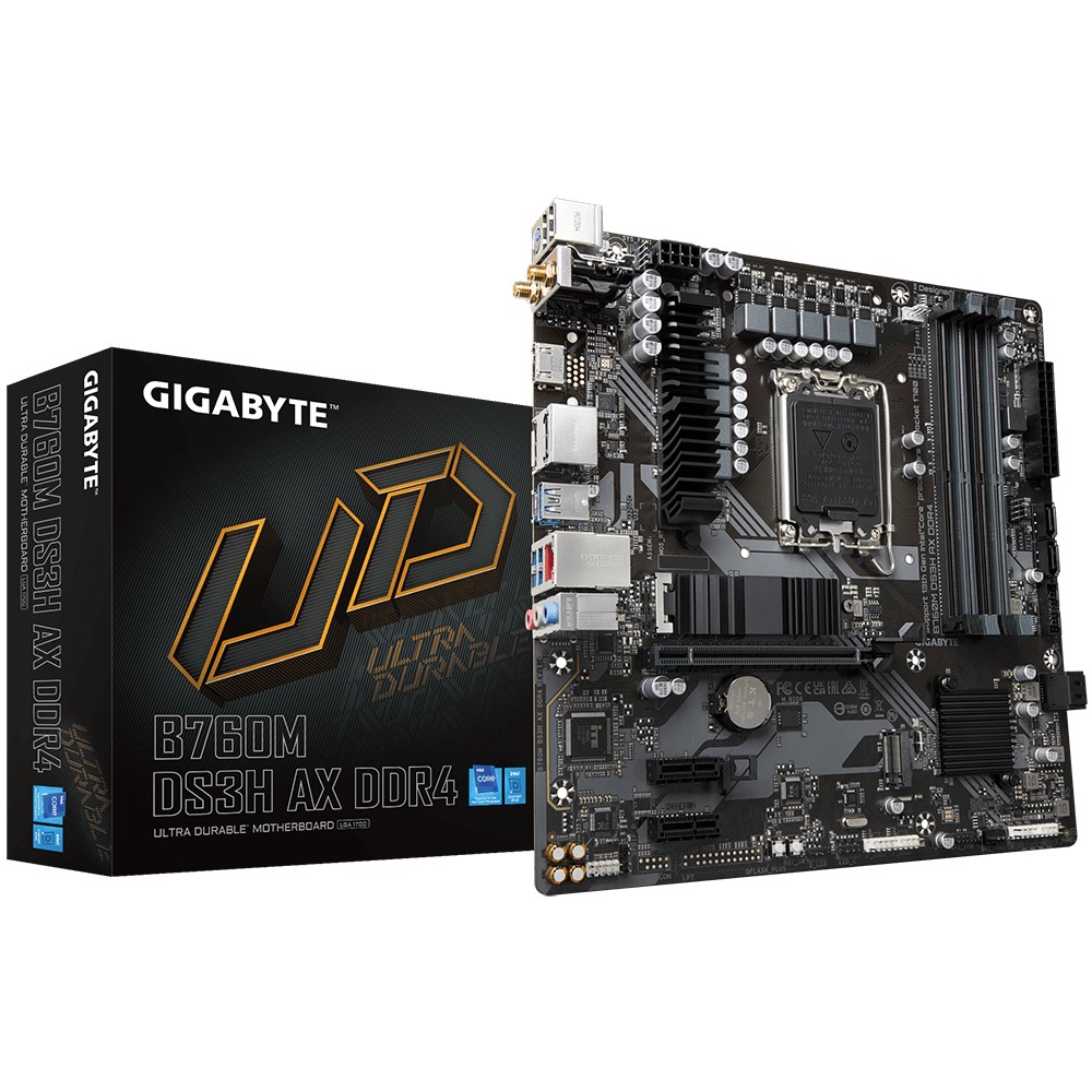 Gigabyte B760M DS3H AX DDR4 motherboard - B760M DS3H AX DDR4