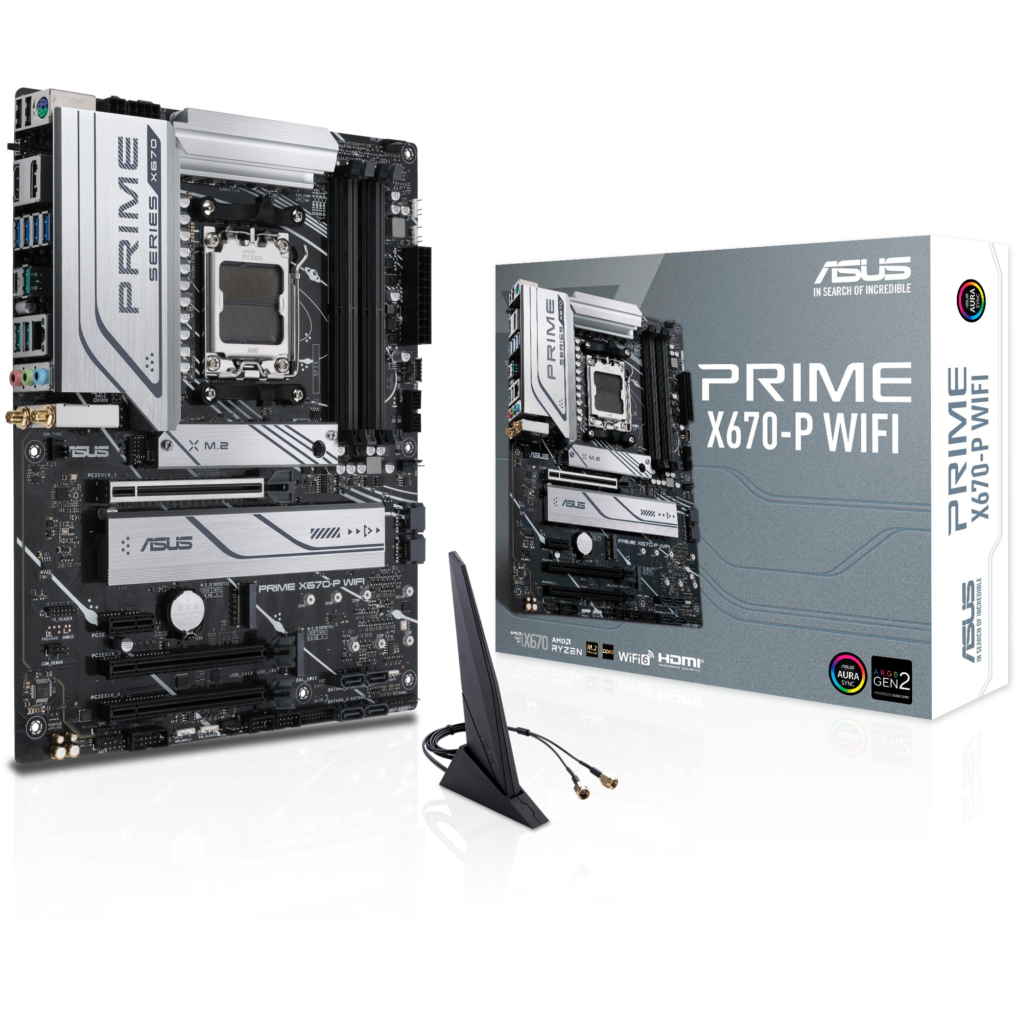AM5 ASUS PRIME X670-P WIFI DDR5 - 90MB1BV0-M0EAY0