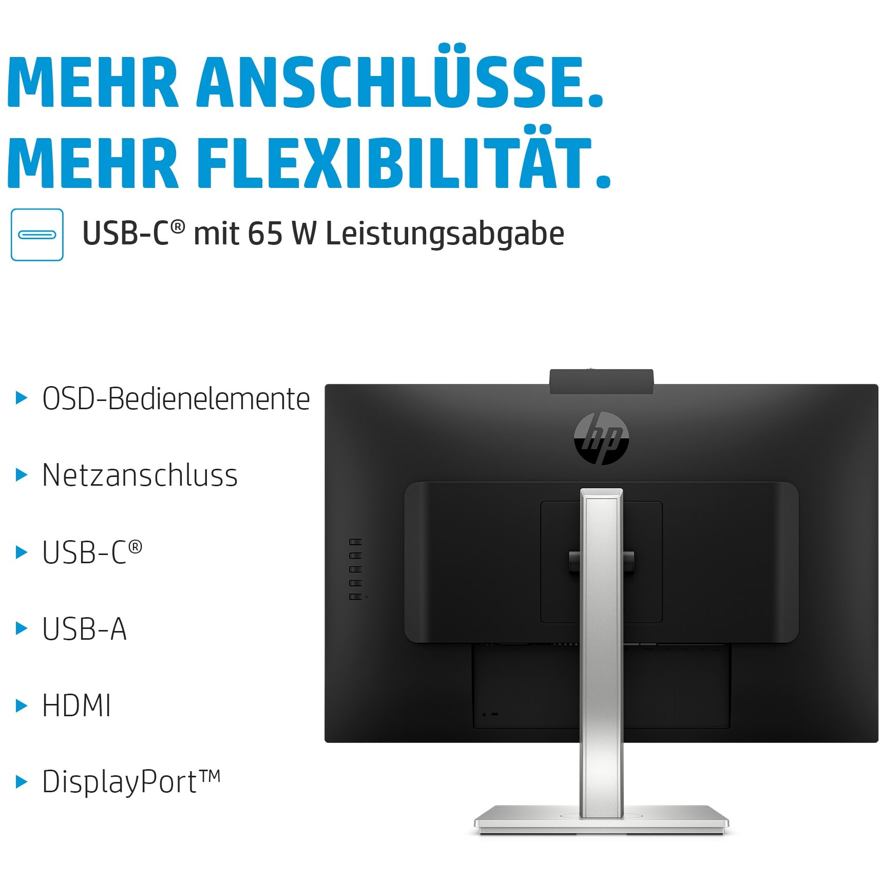 HP 40Z29AA, Monitore, HP E-Series E27m G4 computer 40Z29AA (BILD5)