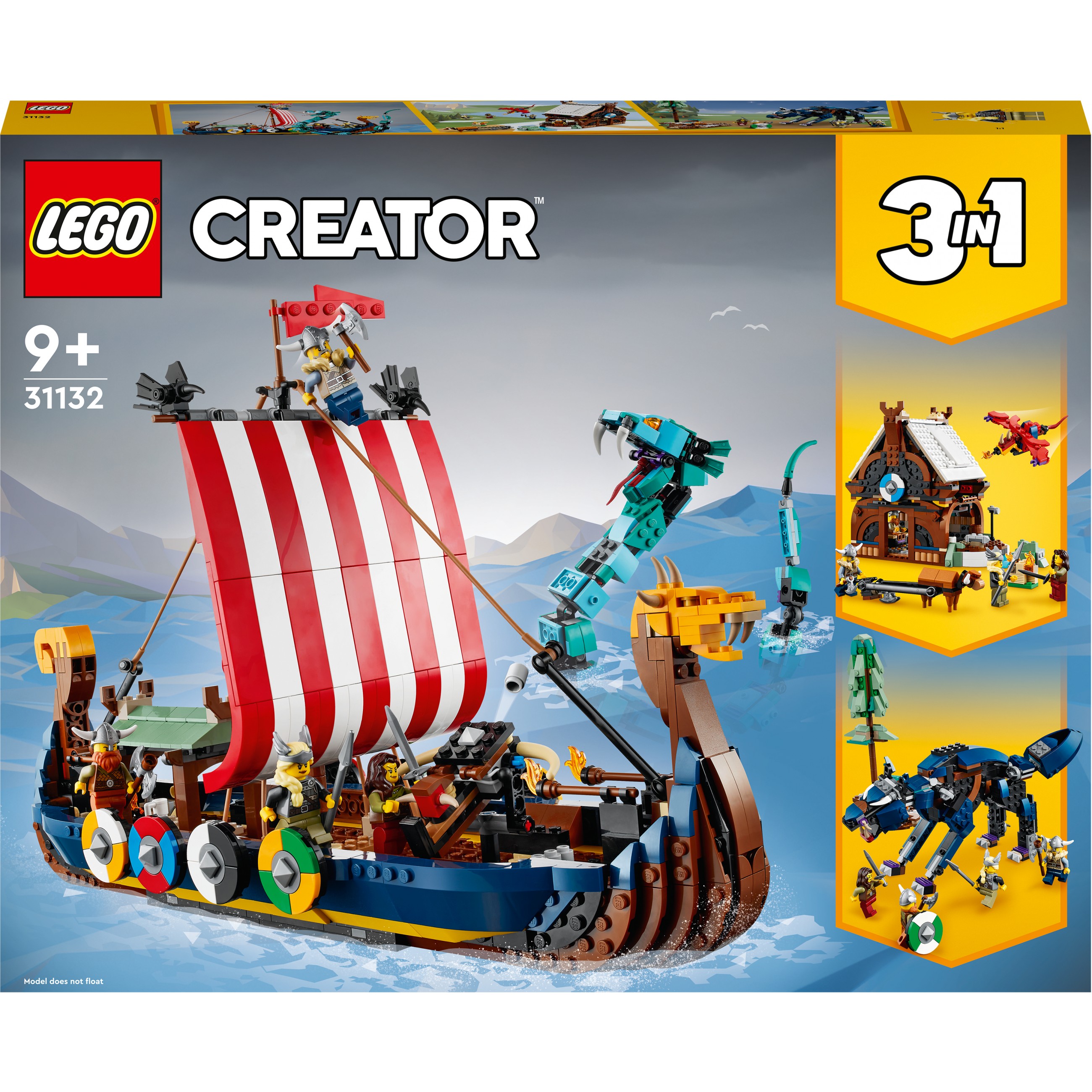 LEGO Creator Wikingerschiff mit Midgardschlange