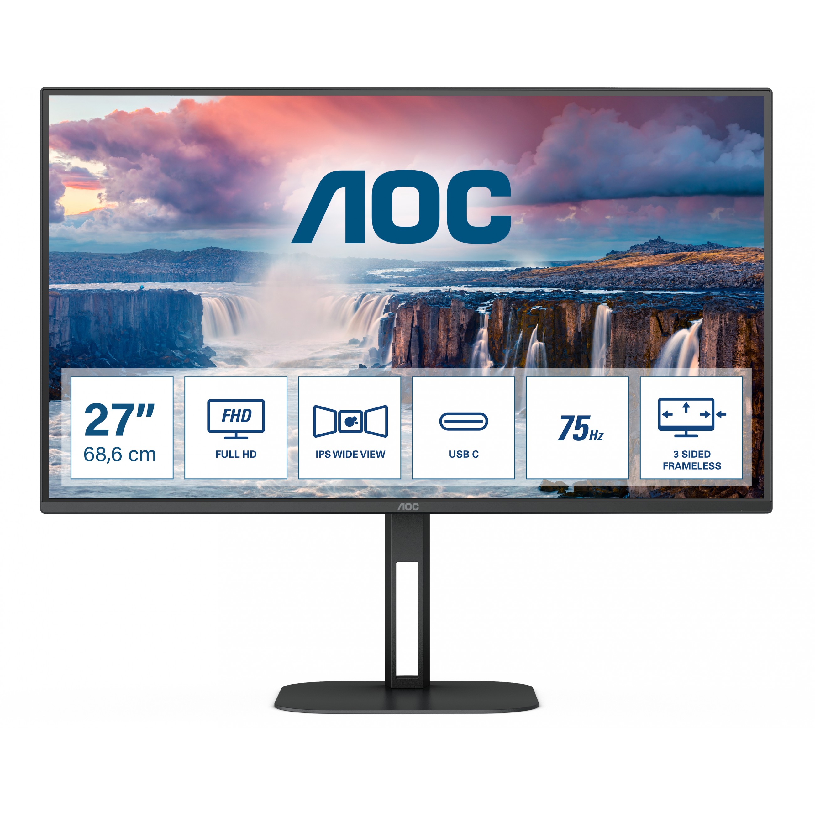 AOC V5 27V5CE/BK computer monitor - 27V5CE/BK