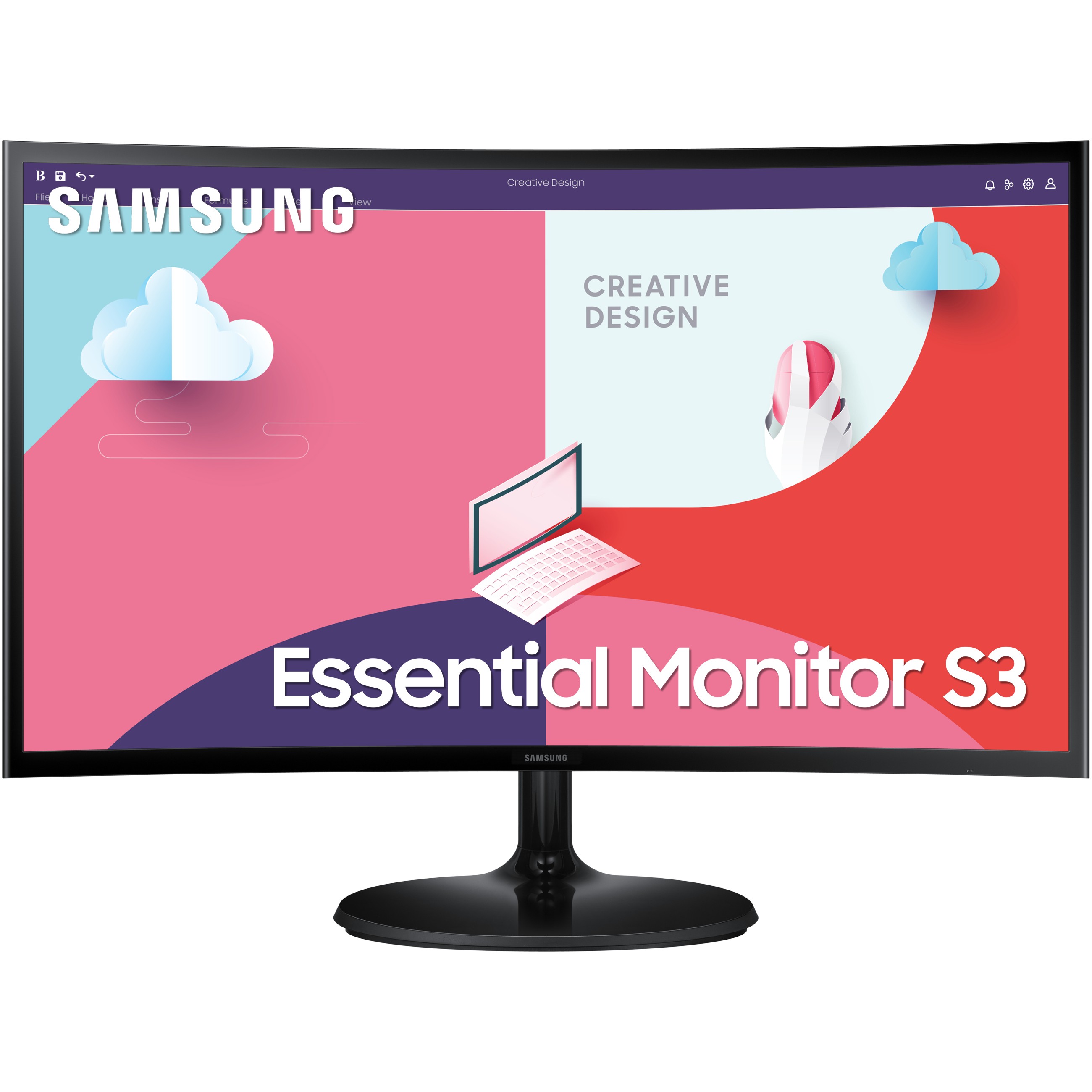 Samsung Essential Monitor S3 S36C LED display - LS27C364EAUXEN