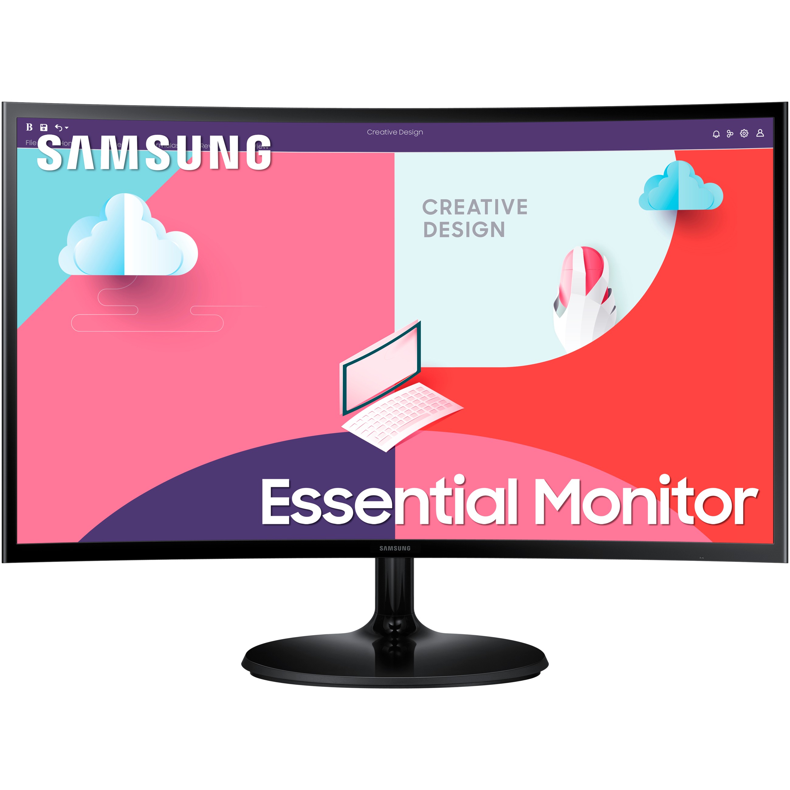 SAMSUNG LS27C364EAUXEN, Monitore, Samsung Essential S3  (BILD2)