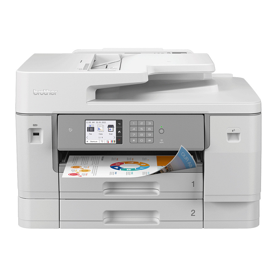 T Brother MFC-J6955DW Tintenstrahldrucker A3 LAN WiFi ADF Duplex