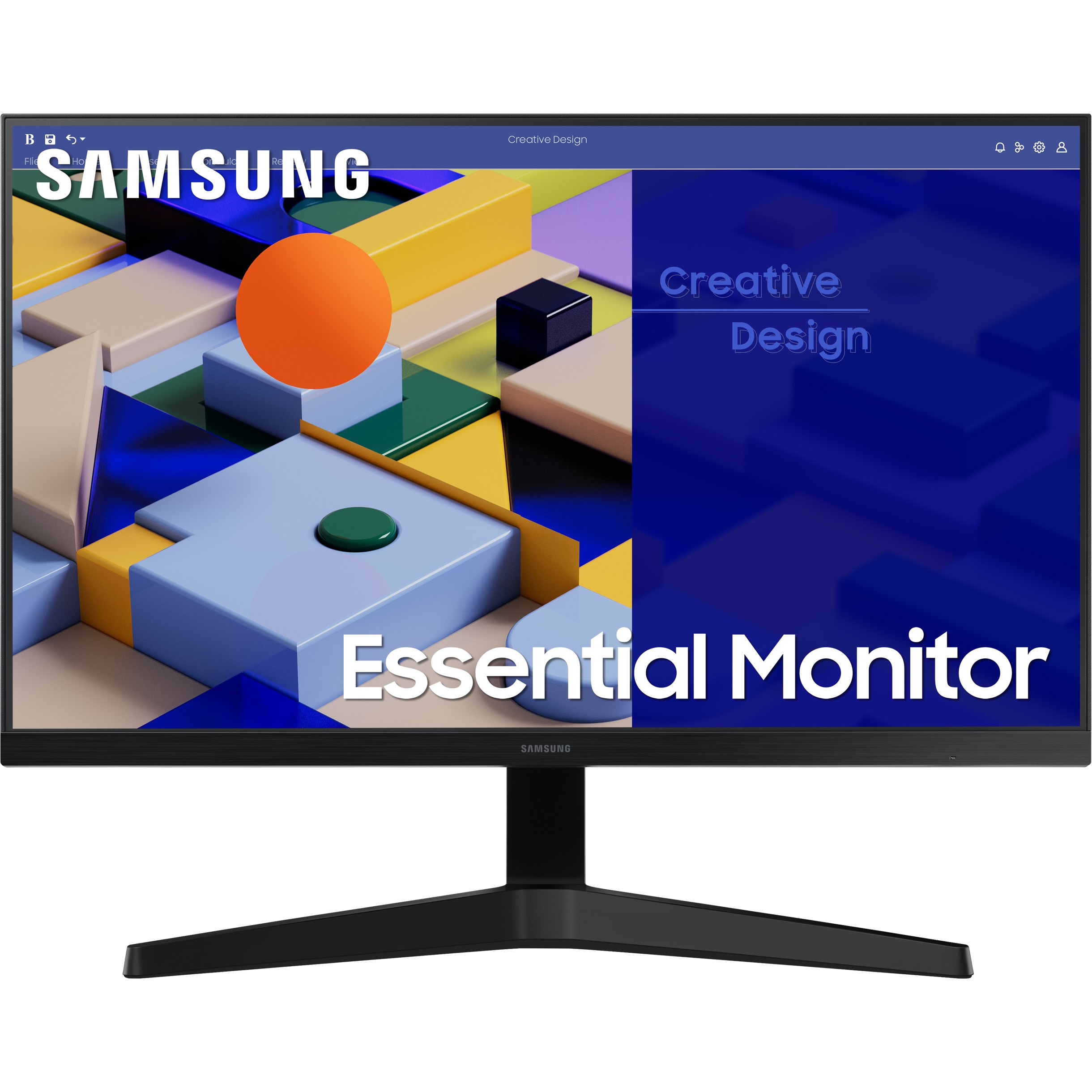 SAMSUNG LS24C314EAUXEN, Monitore, Samsung Essential S3  (BILD2)
