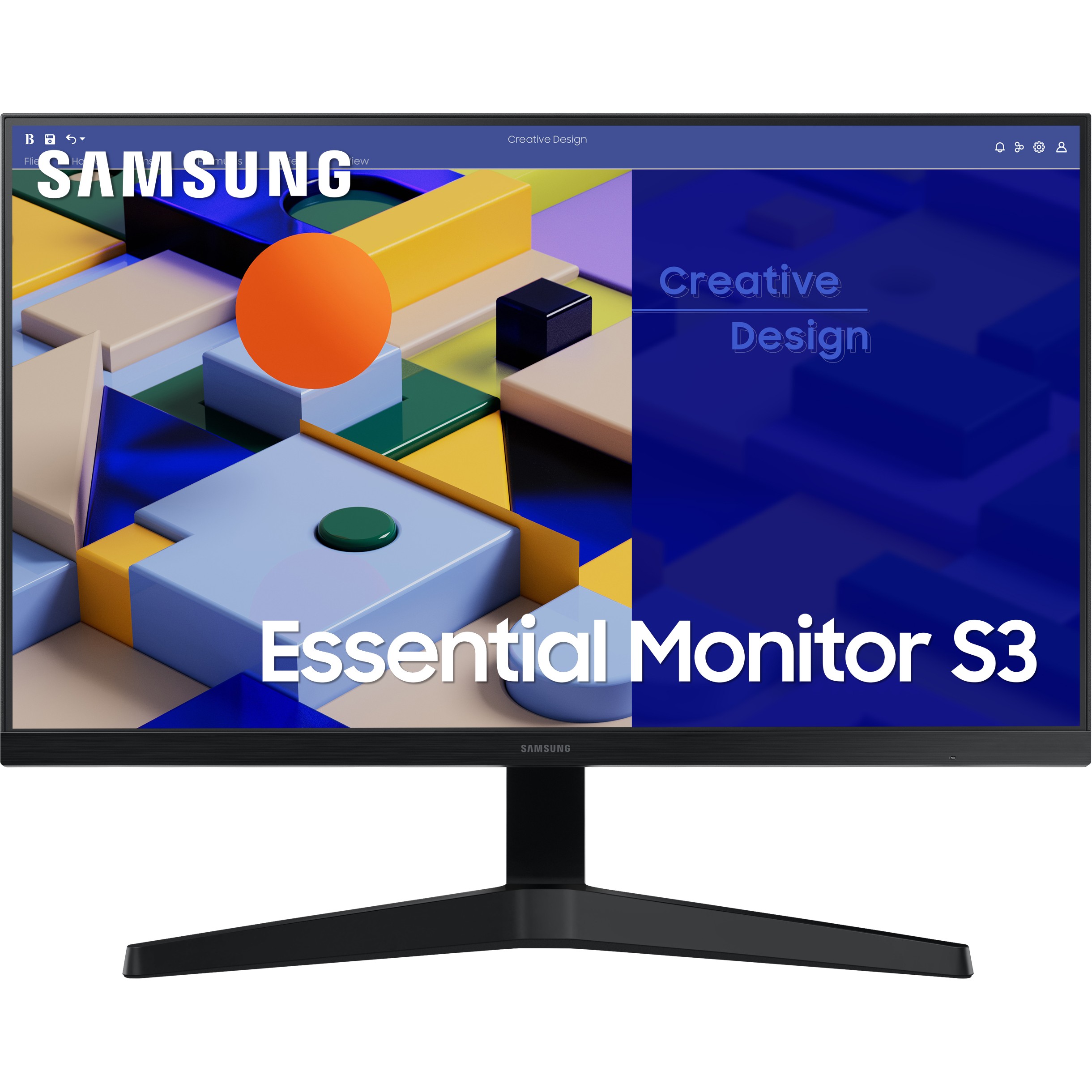 SAMSUNG LS27C314EAUXEN, Monitore, Samsung Essential S3  (BILD2)
