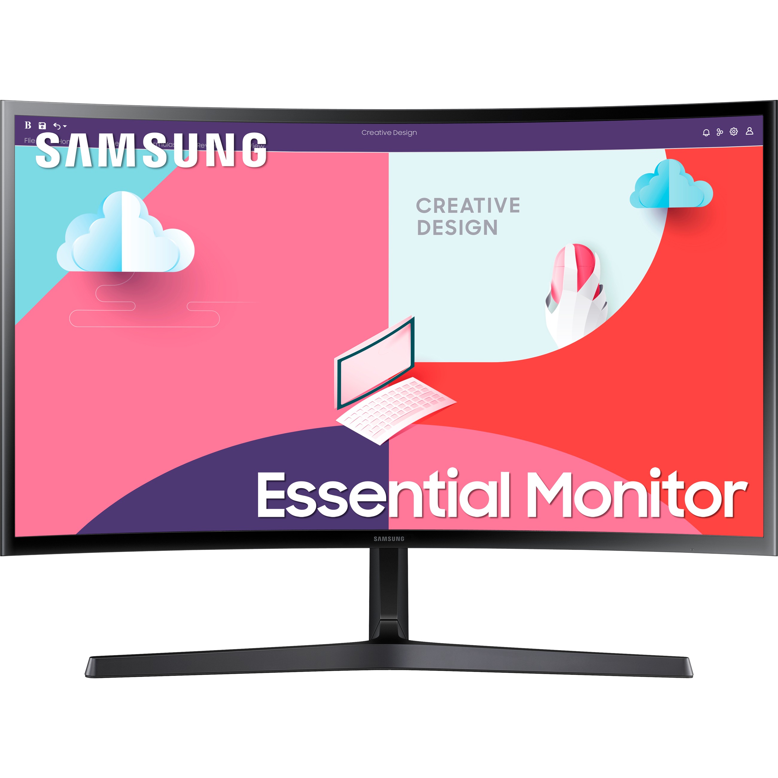 SAMSUNG LS24C366EAUXEN, Monitore, Samsung Essential S3  (BILD2)