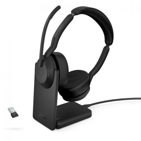 Jabra Evolve2 55 UC Stereo - Headset - On-Ear - 25599-989-989