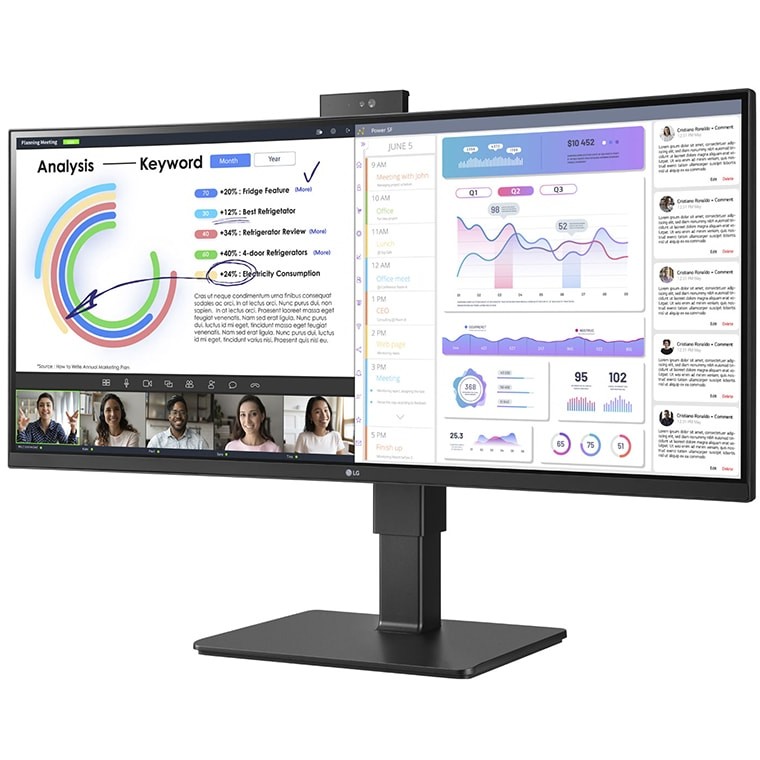 LG 34BQ77QC-B, Monitore, LG 34BQ77QC-B computer monitor  (BILD6)