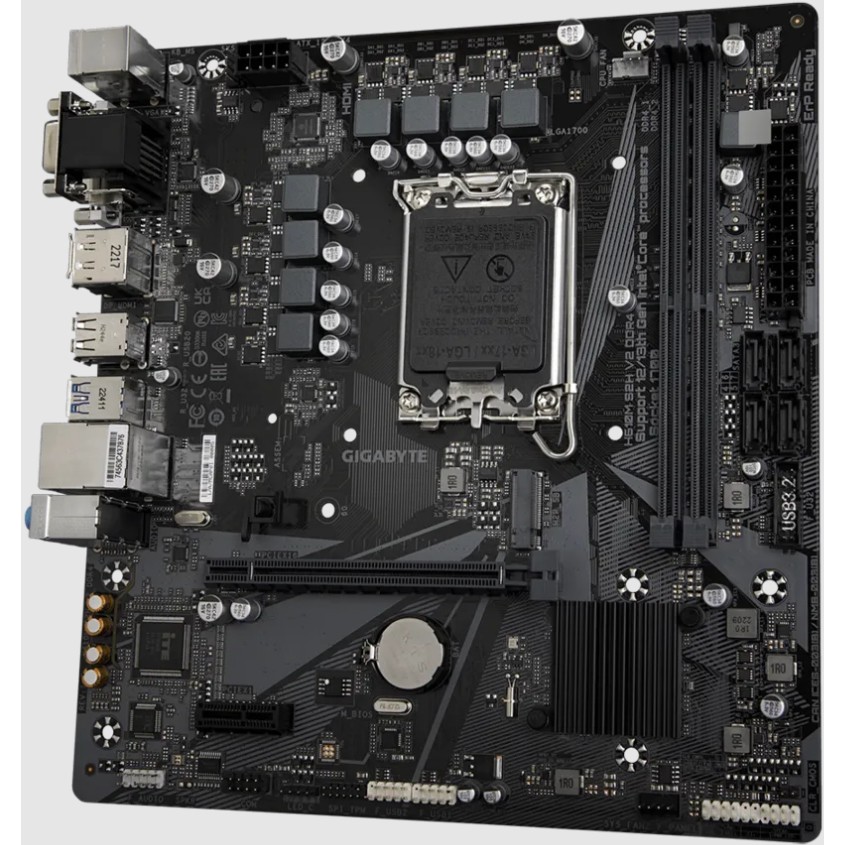 GIGABYTE H610M S2H V2 DDR4 motherboard, Gigabyte H610M H610M S2H (BILD3)