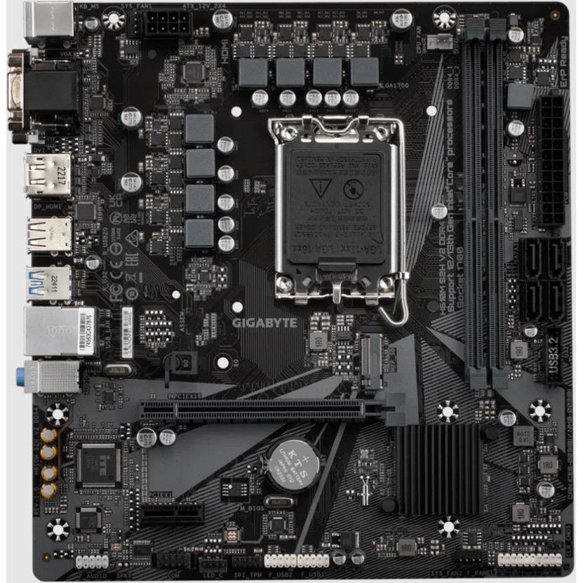 GIGABYTE H610M S2H V2 DDR4 motherboard, Gigabyte H610M H610M S2H (BILD6)
