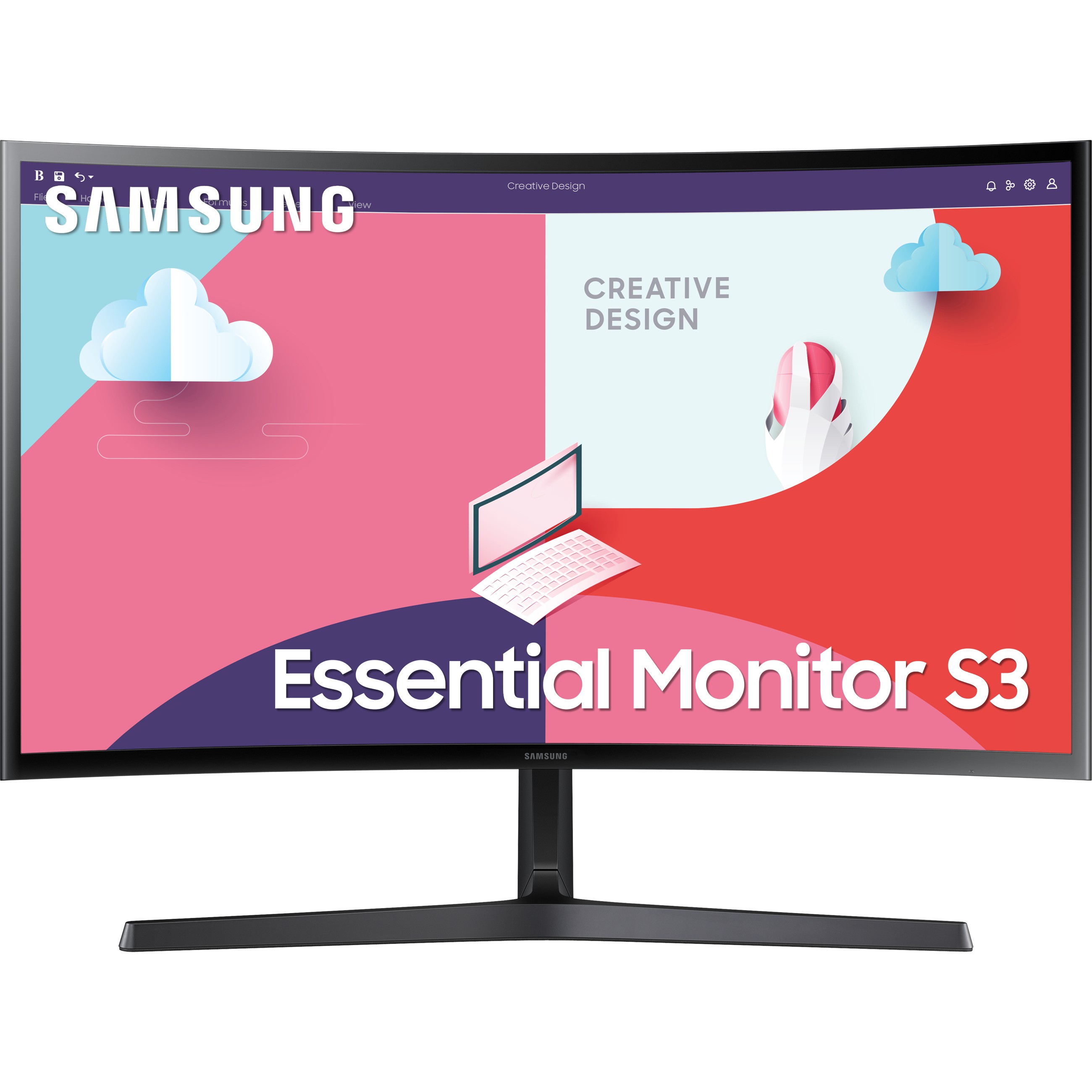 SAMSUNG LS27C366EAUXEN, Monitore, Samsung Essential S3  (BILD2)