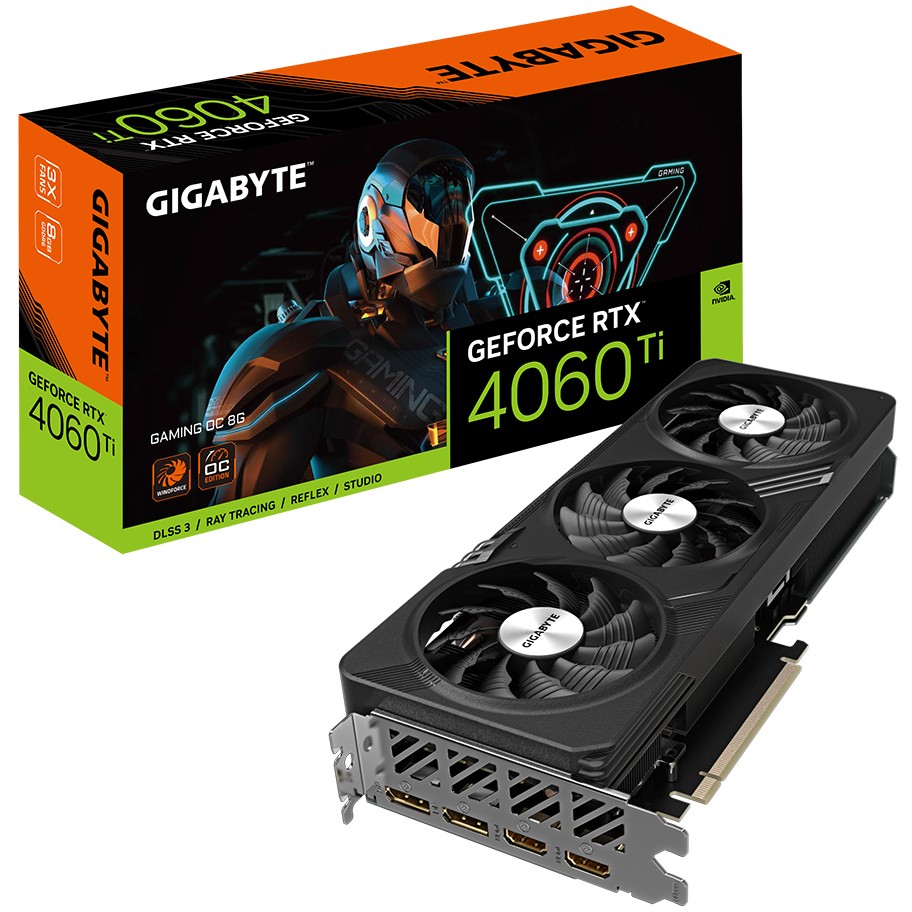Gigabyte GAMING GeForce RTXÂ­Â­ 4060 Ti OC 8G - GV-N406TGAMING OC-8GD