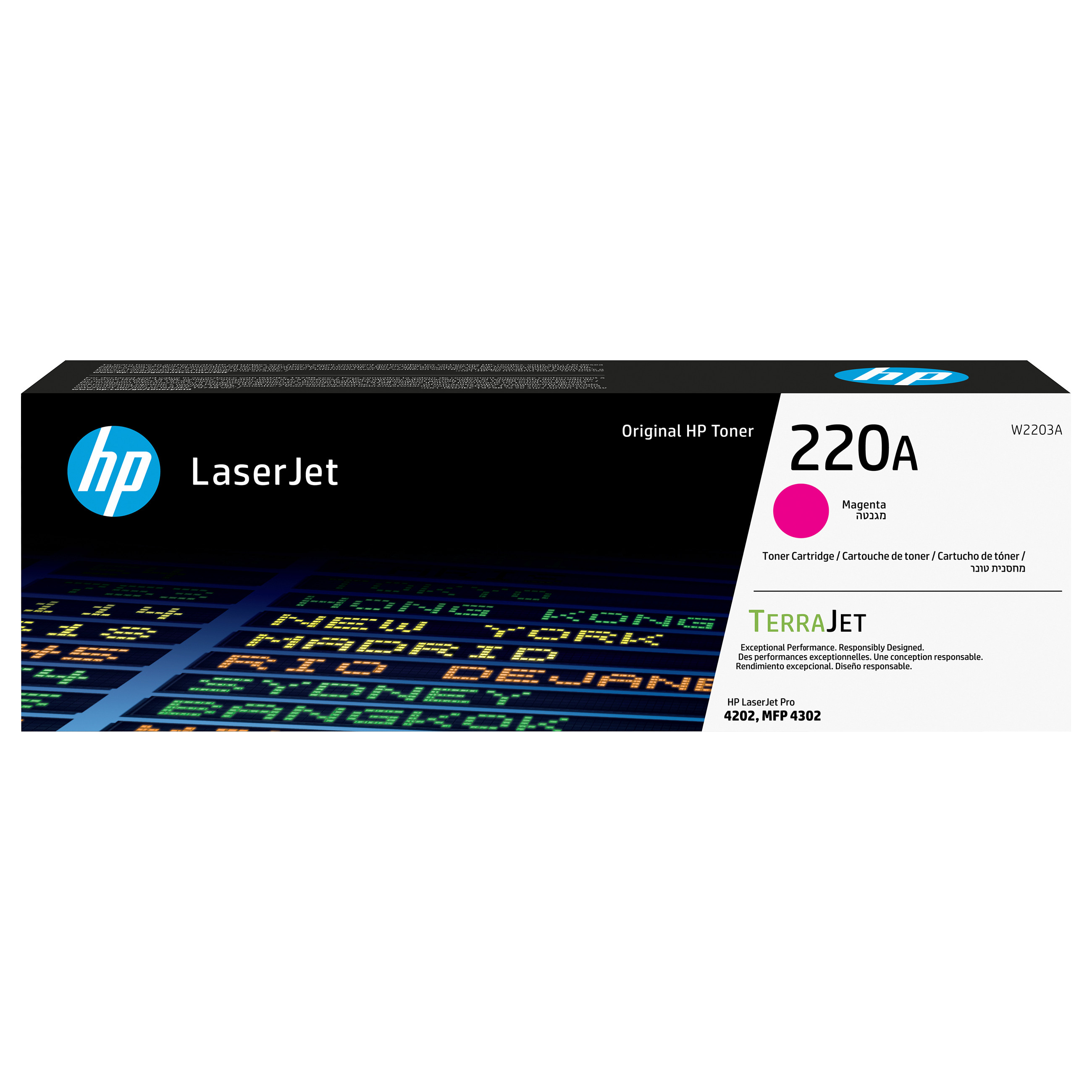 HP 220A Mgn LaserJet toner cartridge