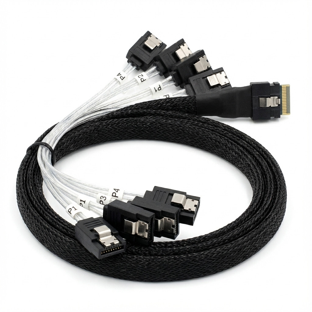 SATA 8x1 BROADCOM 1m Black Computer