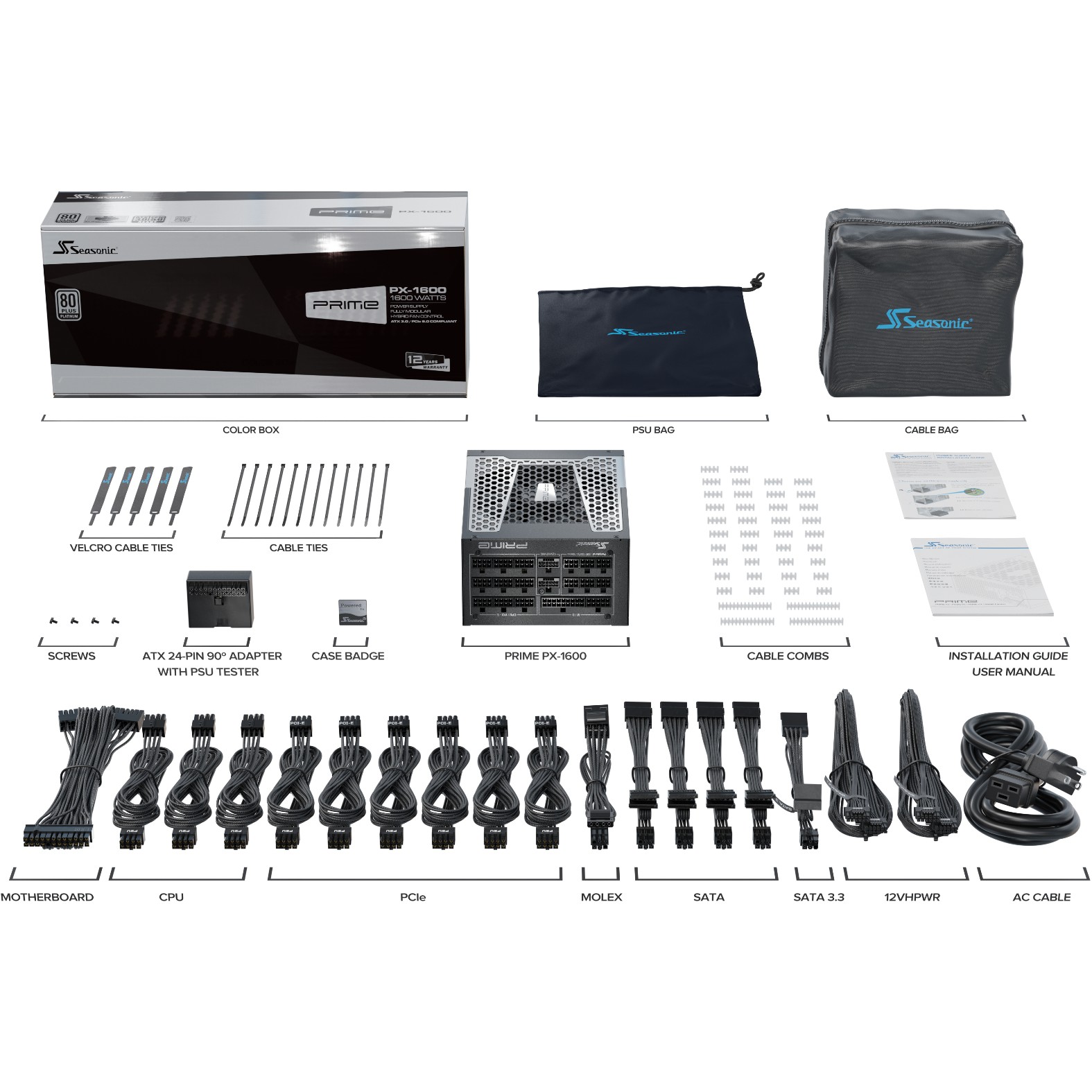 Seasonic ATX3-PRIME-PX-1600 power supply unit, Sea Sonic  (BILD3)