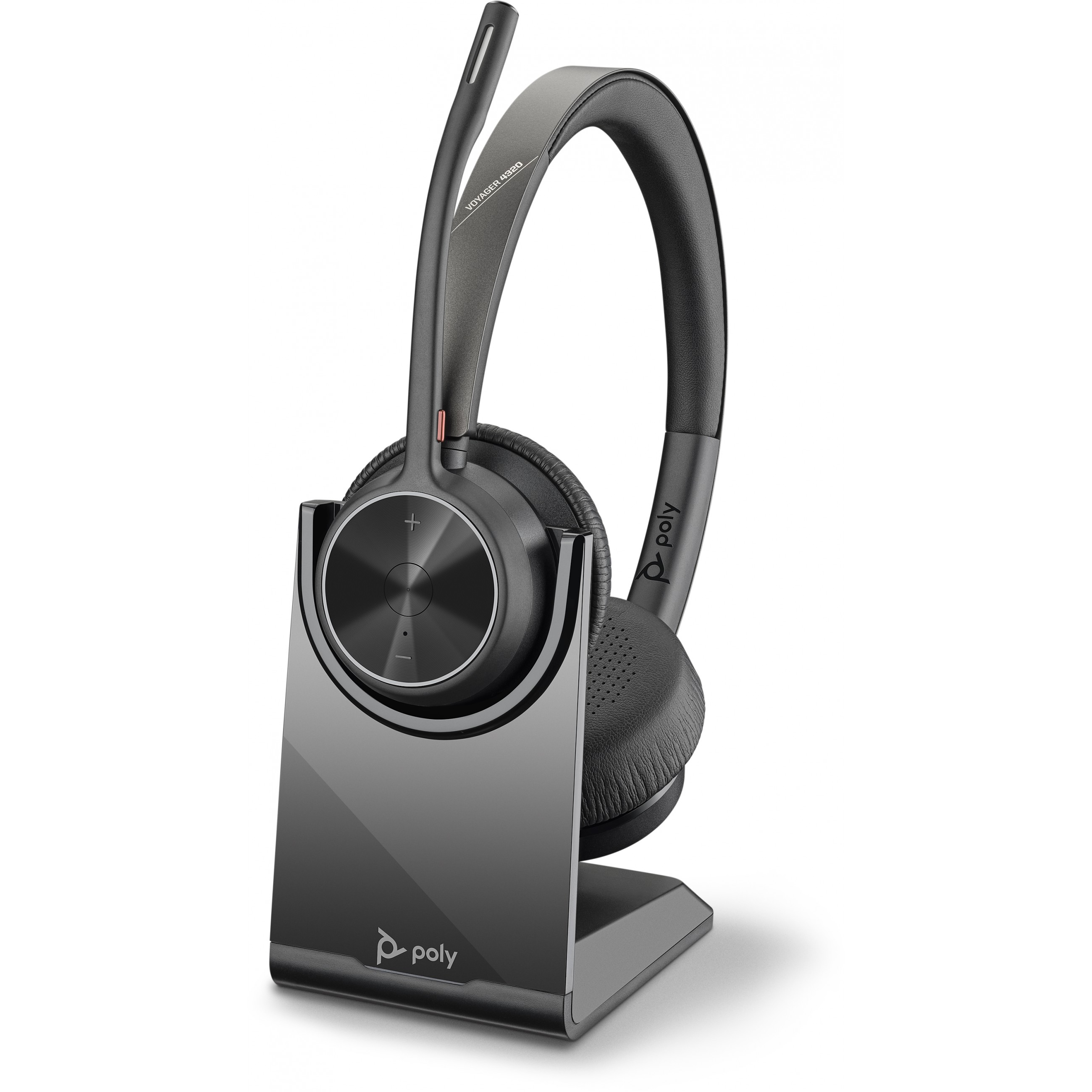 POLY BT Headset Voyager 4320 UC Stereo USB-C mit Stand