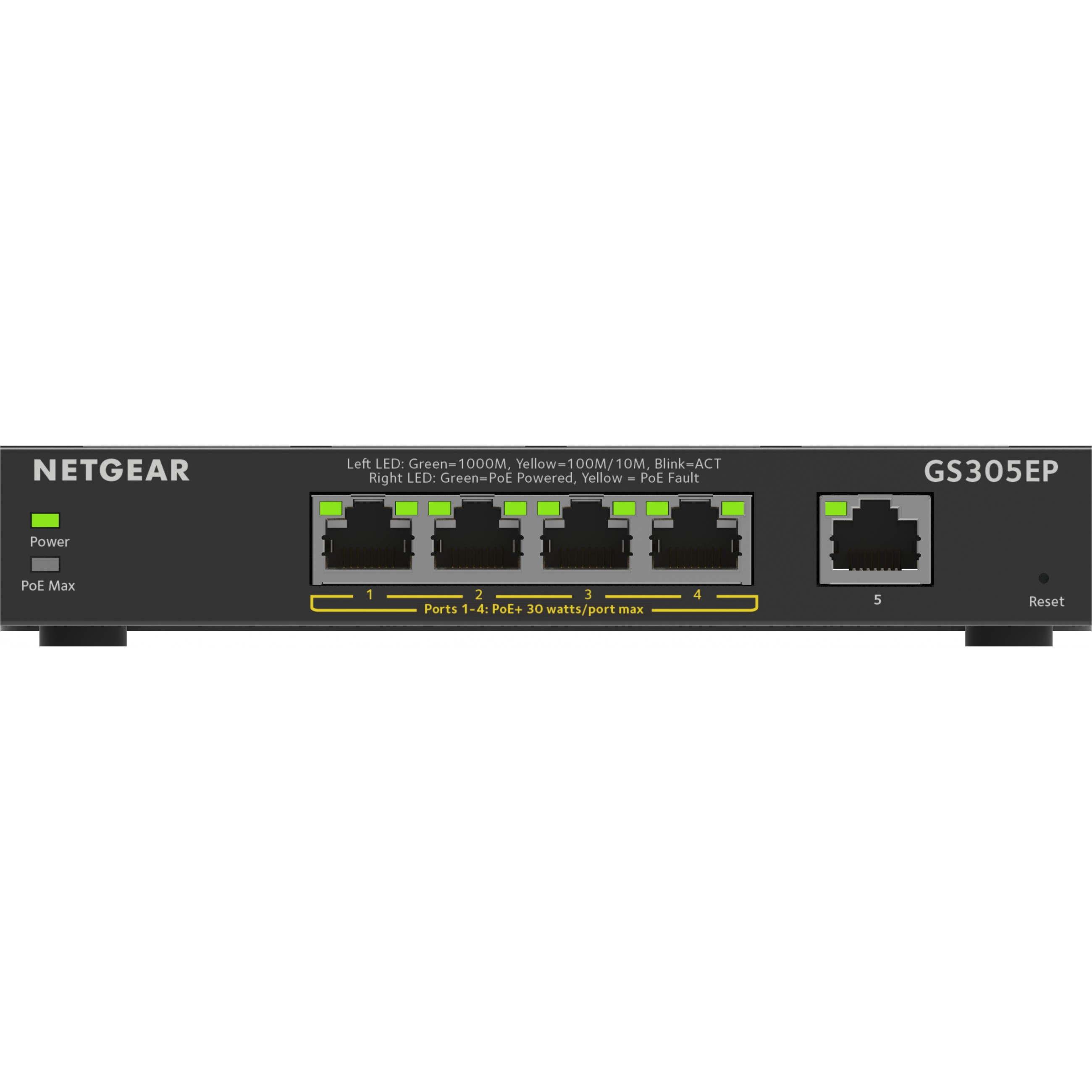 NETGEAR GS305EP-100PES, Switches, NETGEAR 5-Port Gigabit  (BILD2)