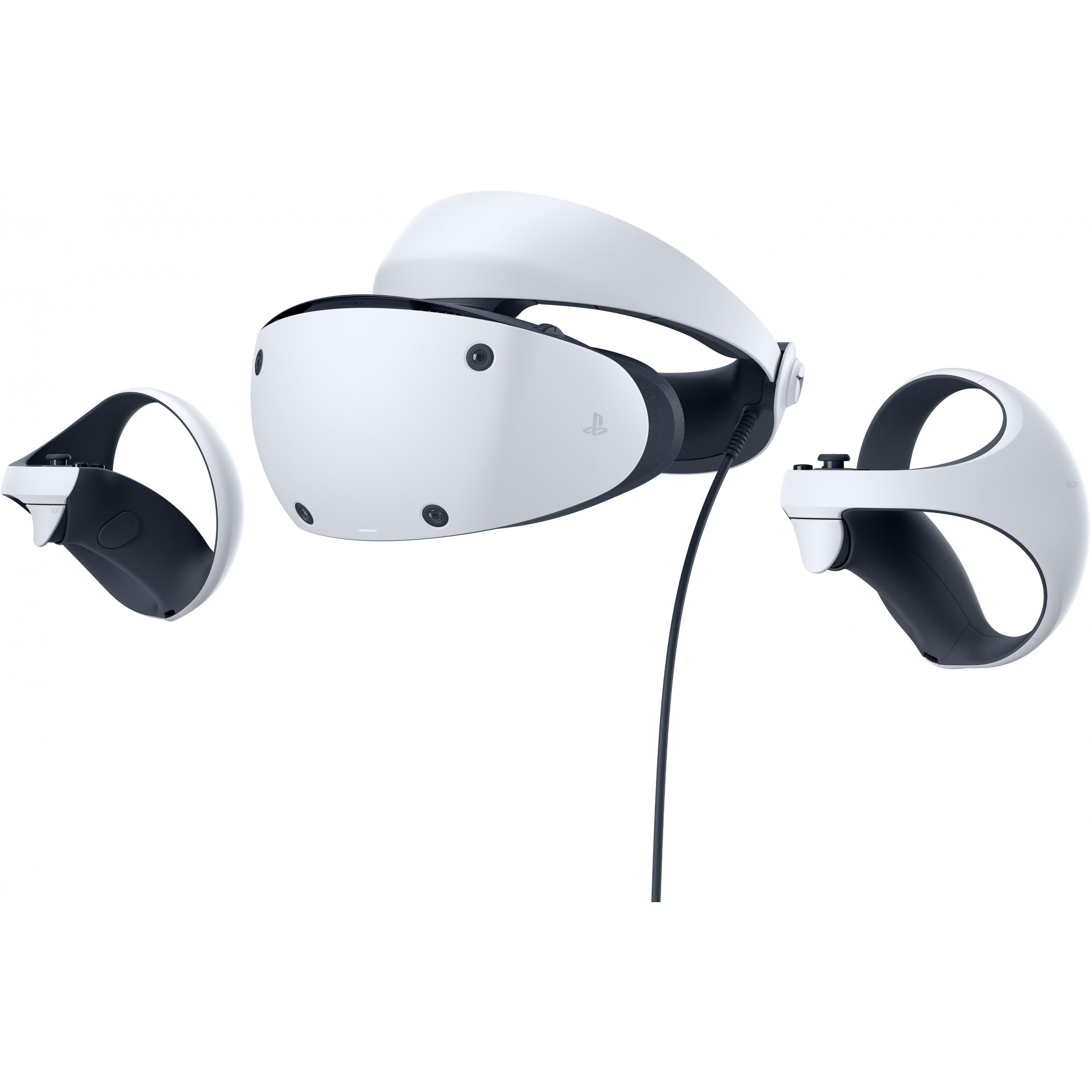 Sony PlayStation VR2 Dediziertes obenmontiertes Display Schwarz Weiß