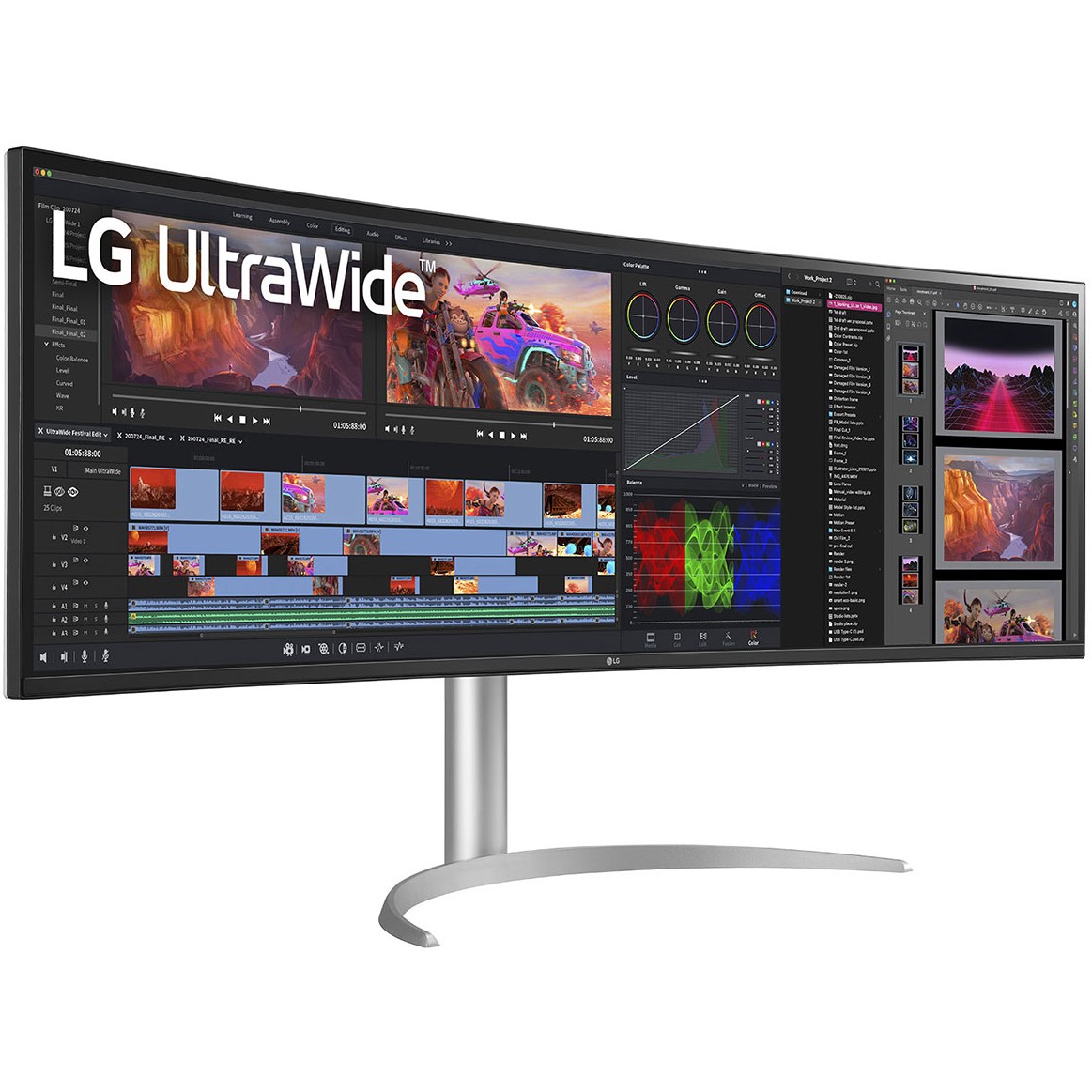 LG 49BQ95C-W, Monitore, LG 49BQ95C-W computer monitor  (BILD3)