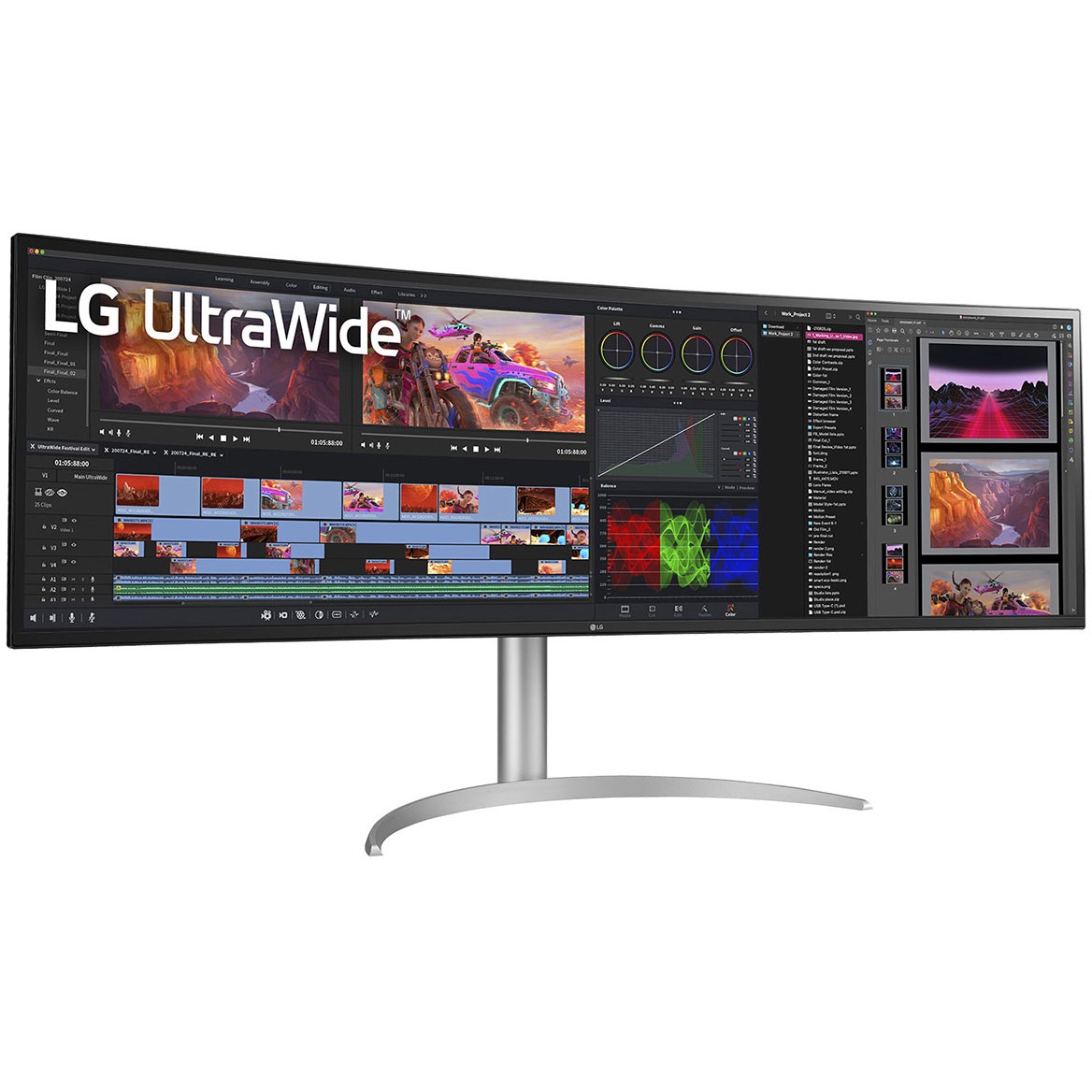 LG 49BQ95C-W, Monitore, LG 49BQ95C-W computer monitor  (BILD5)