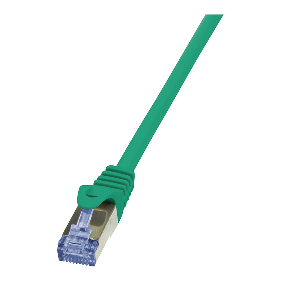 Patchkabel CAT6a RJ45 S/FTP 3m Green LogiLink PrimeLine PIMF LSZH