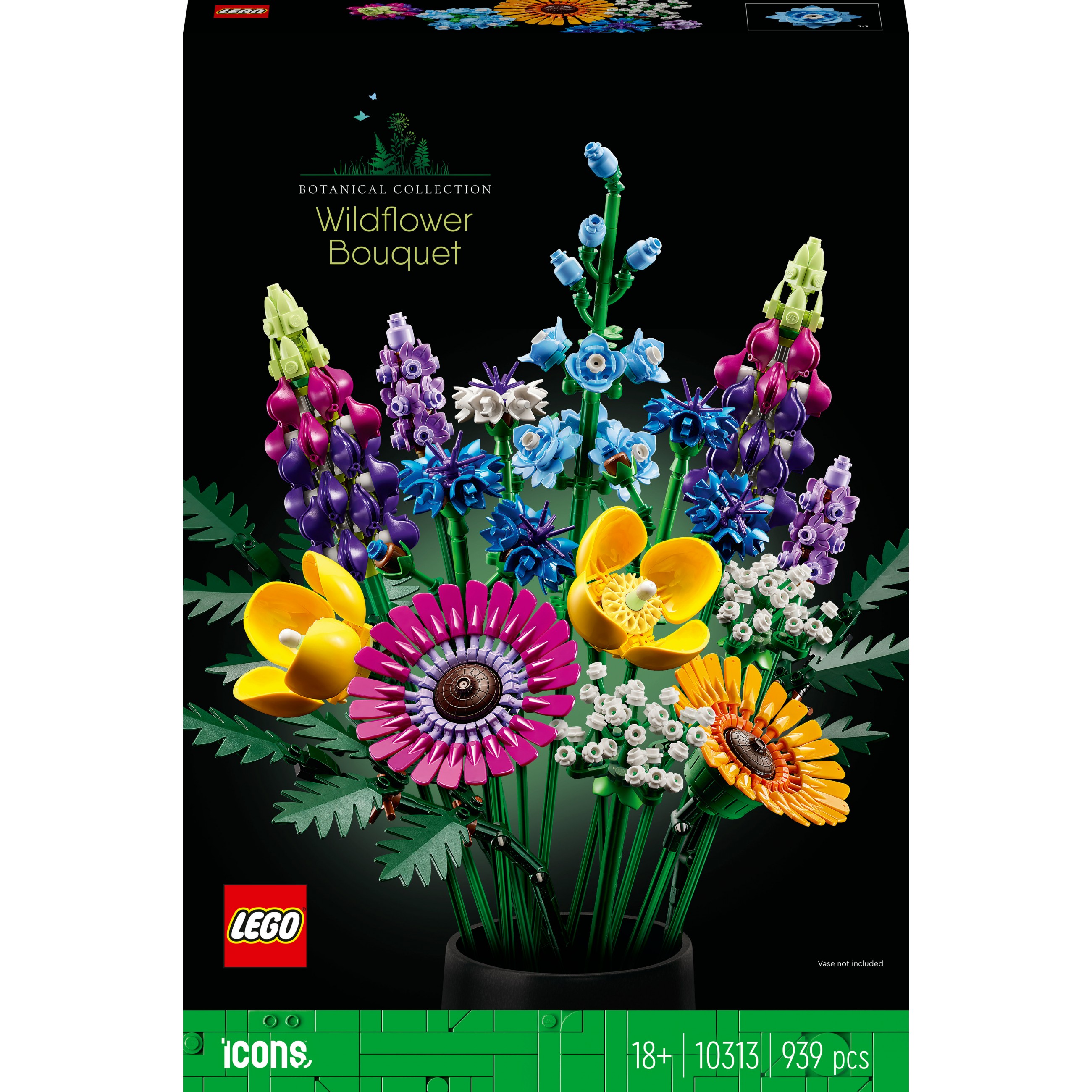 LEGO 10313, Spielzeug, LEGO ICONS Wildflower Bouquet Set 10313 (BILD1)
