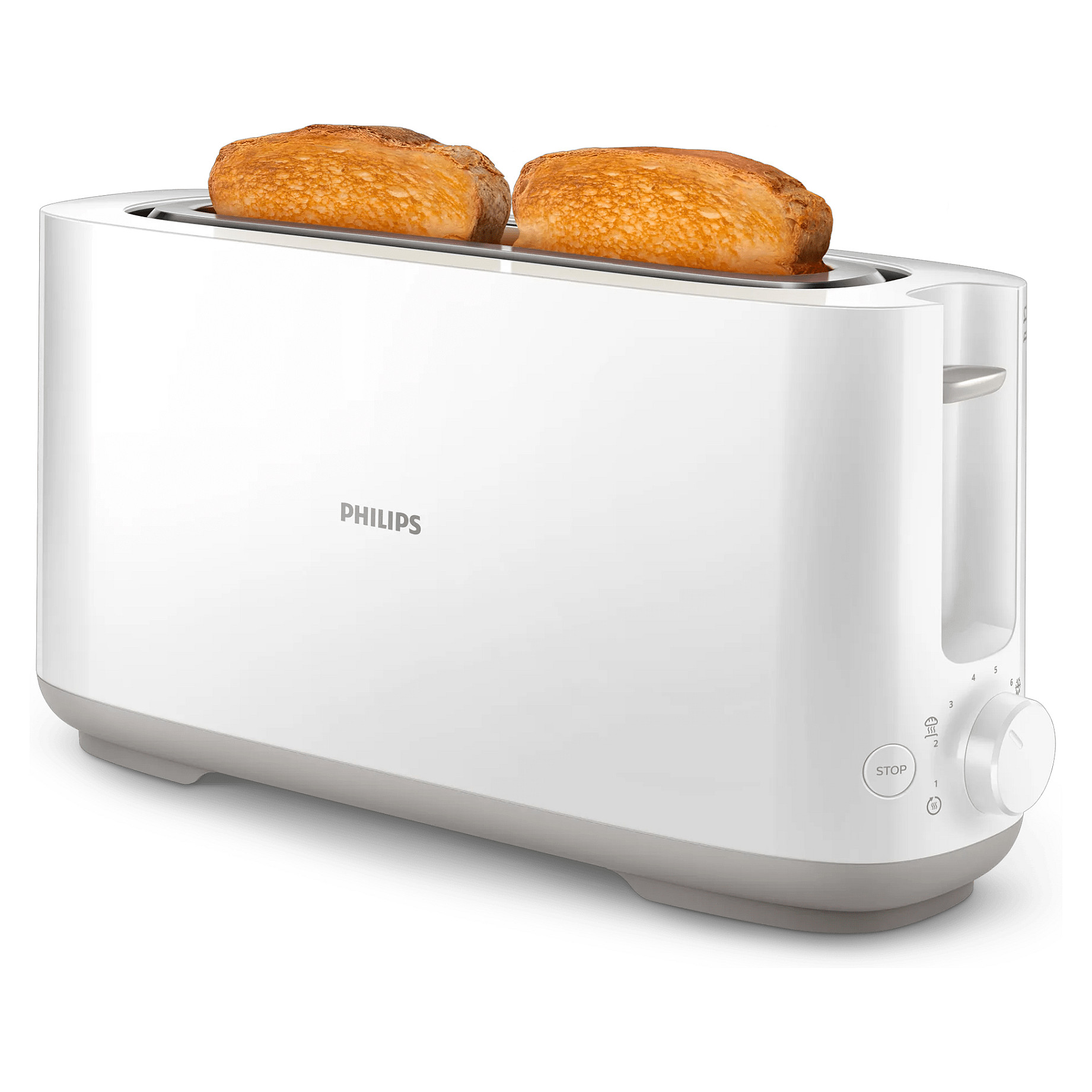Philips Daily Collection HD2590/00 Toaster white Haushaltskleingeräte