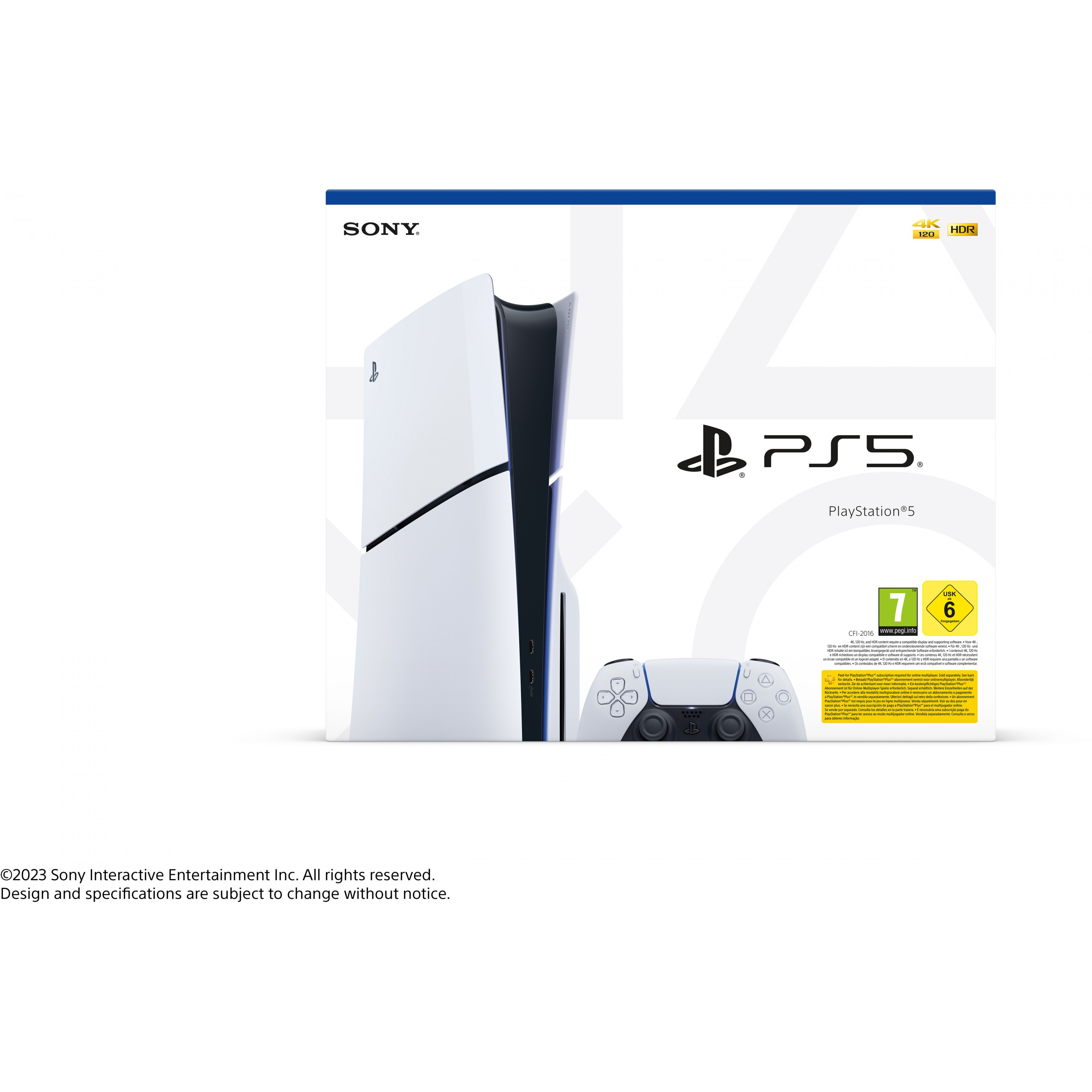 SONY PlayStation 5 Konsole SLIM Disc (D-Chassis) 1TB SSD