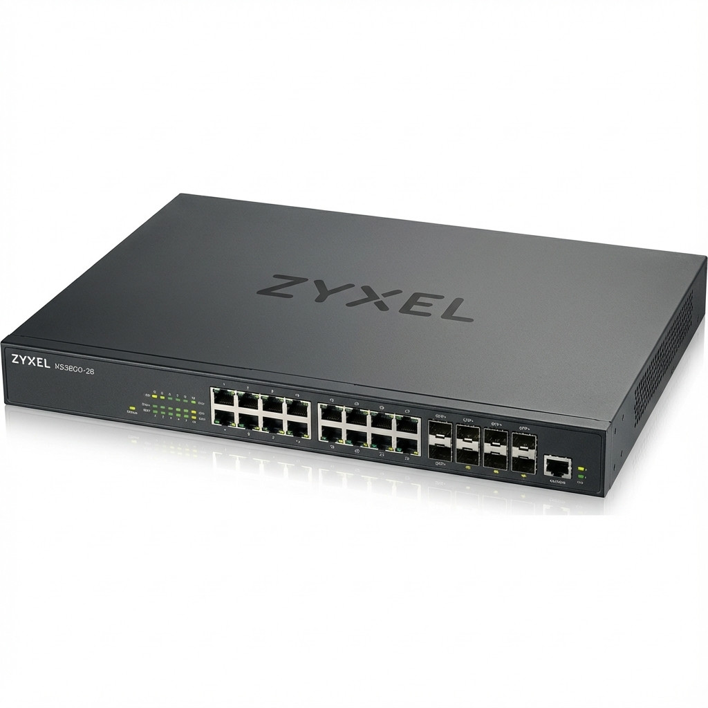 Gswitch 12+16P Zyxel XS3800-28 M RM