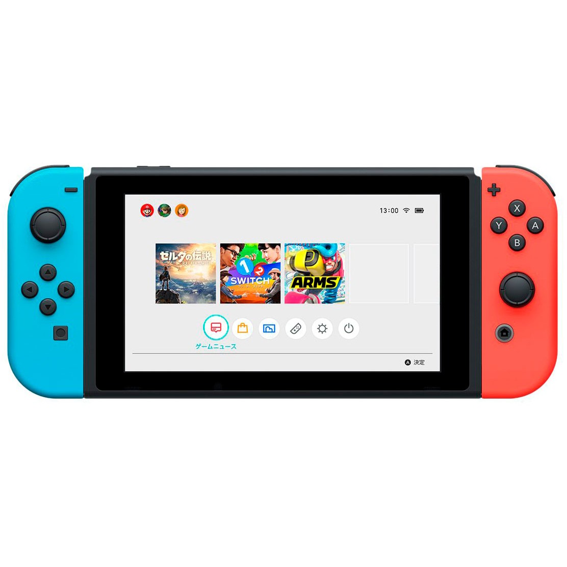 Nintendo Switch v2 (2022) - red/blue