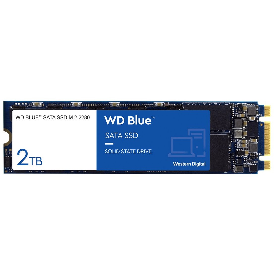Western Digital WDS200T2B0B, Interne SSDs, Western Blue  (BILD1)