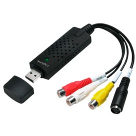 LogiLink USB 2.0 > 3xCinch + miniDIN5 (ST-BU) Audio-/ Videograbber - VG0030A