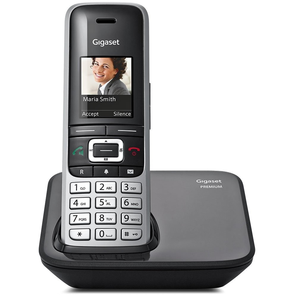 Gigaset Premium 100 - Schnurlostelefon schwarz/silber - S30852-H2605-C111