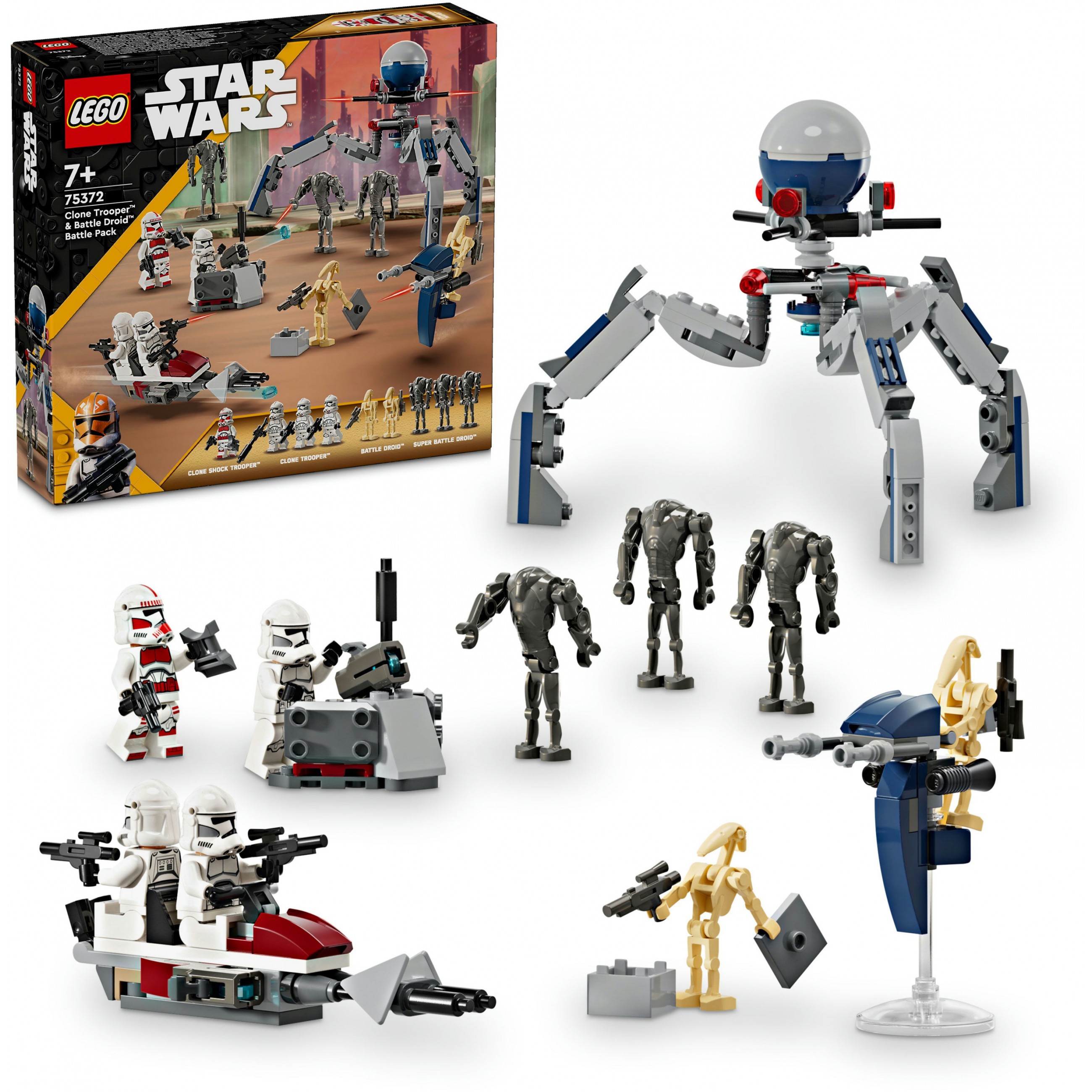 LEGO 75372, Spielzeug, LEGO Clone Trooperâ„¢ & Pack 75372 (BILD3)
