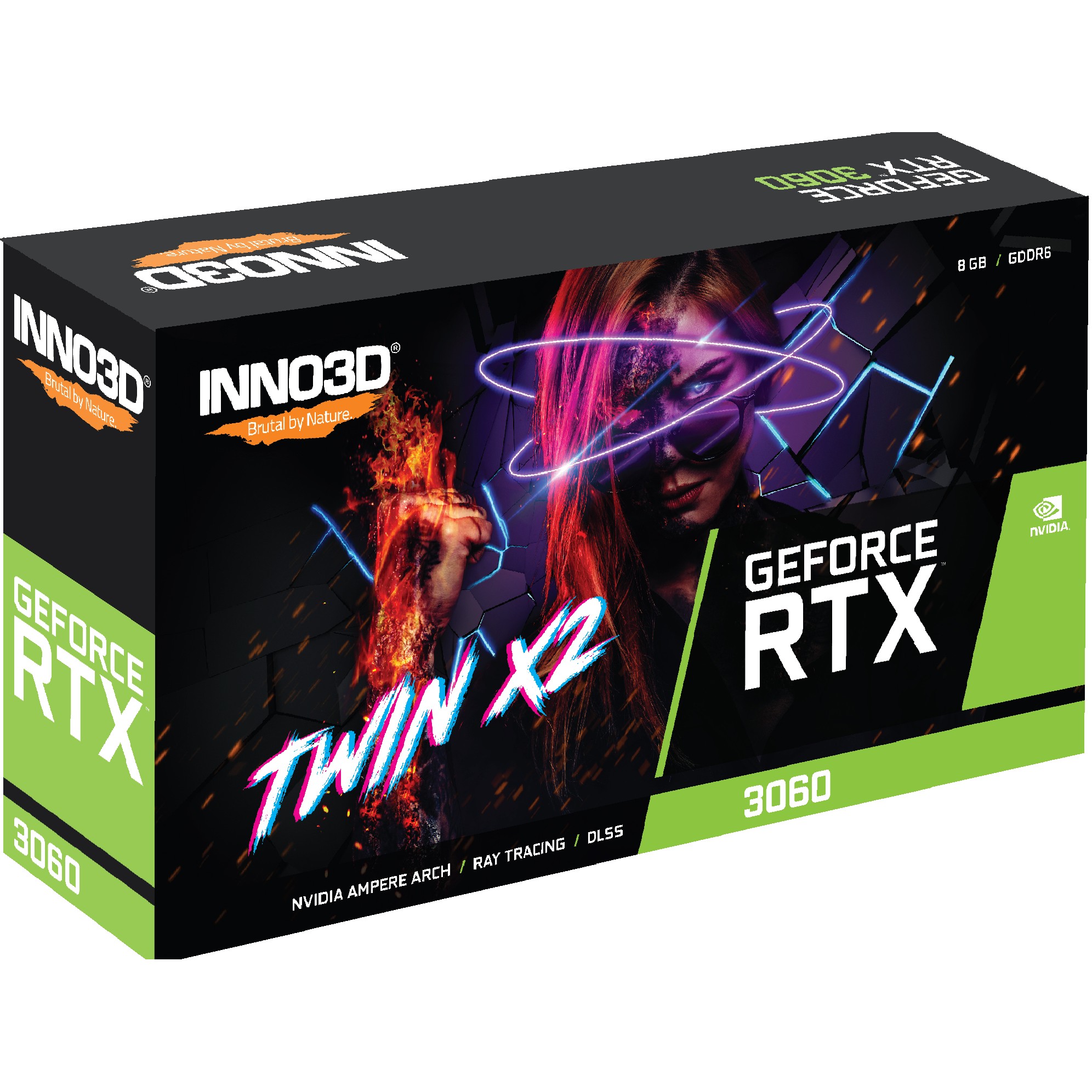 INNO3D RTX3060 Twin X2 OC LHR 8GB