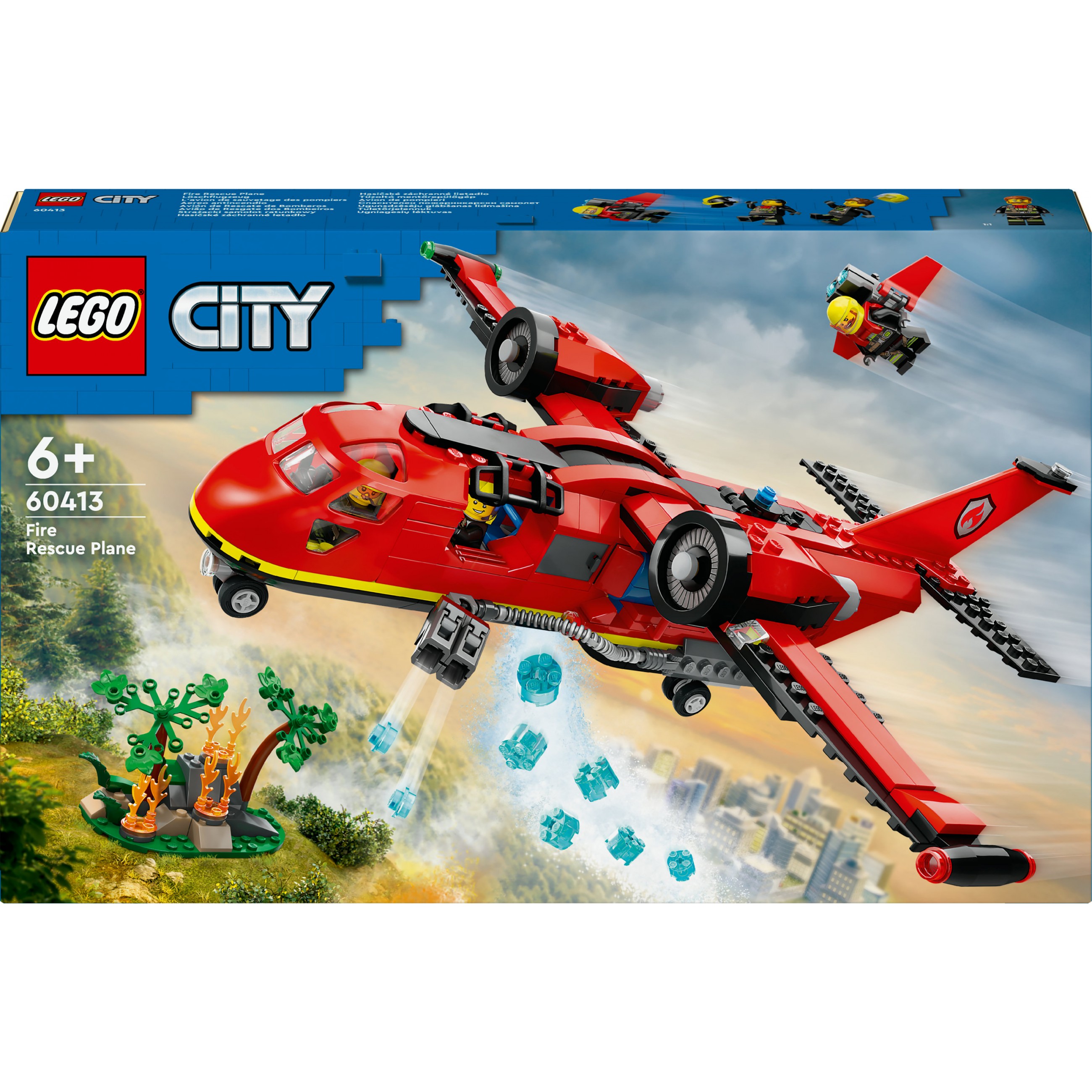 LEGO 60413, Spielzeug, LEGO Fire Rescue Plane 60413 (BILD1)