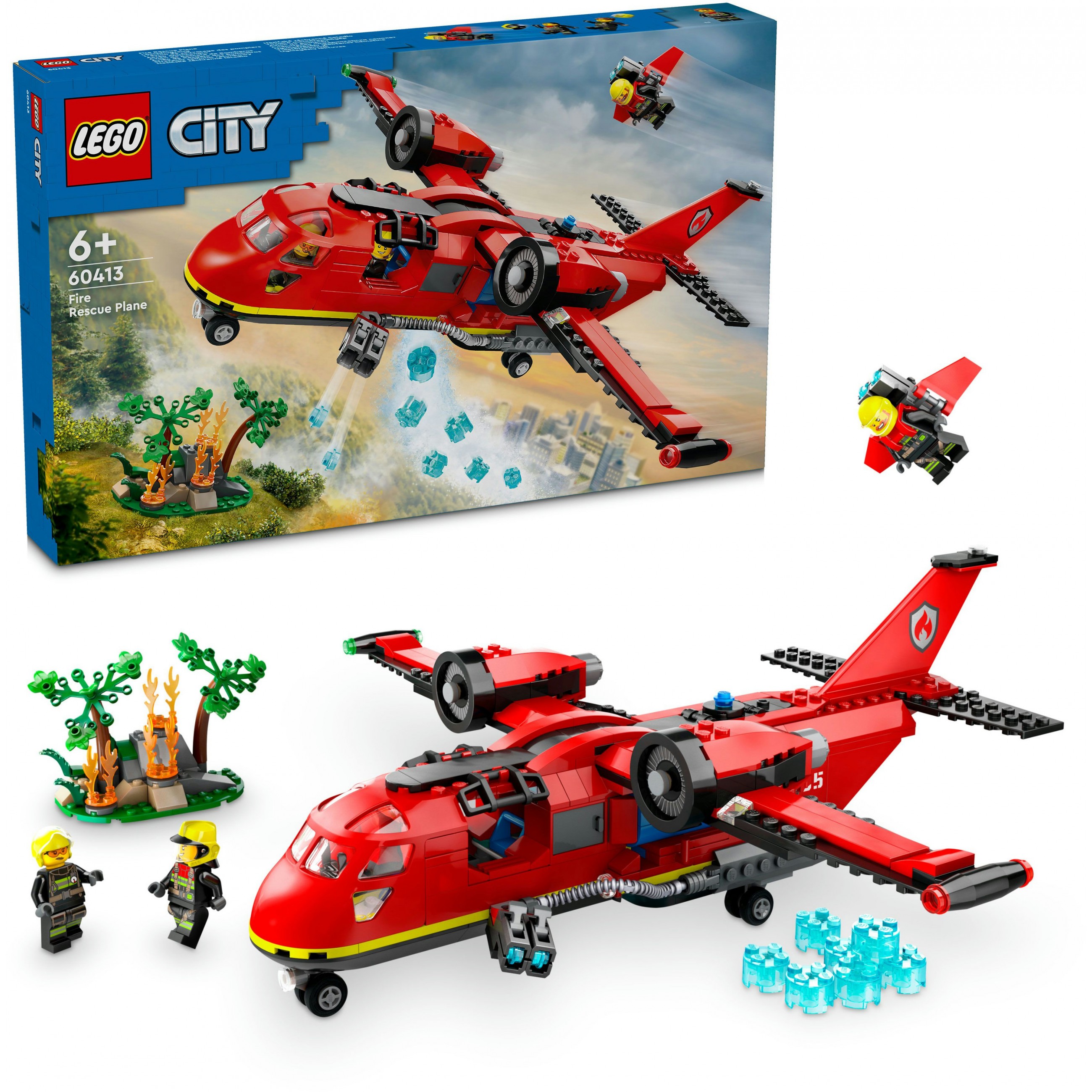 LEGO 60413, Spielzeug, LEGO Fire Rescue Plane 60413 (BILD3)