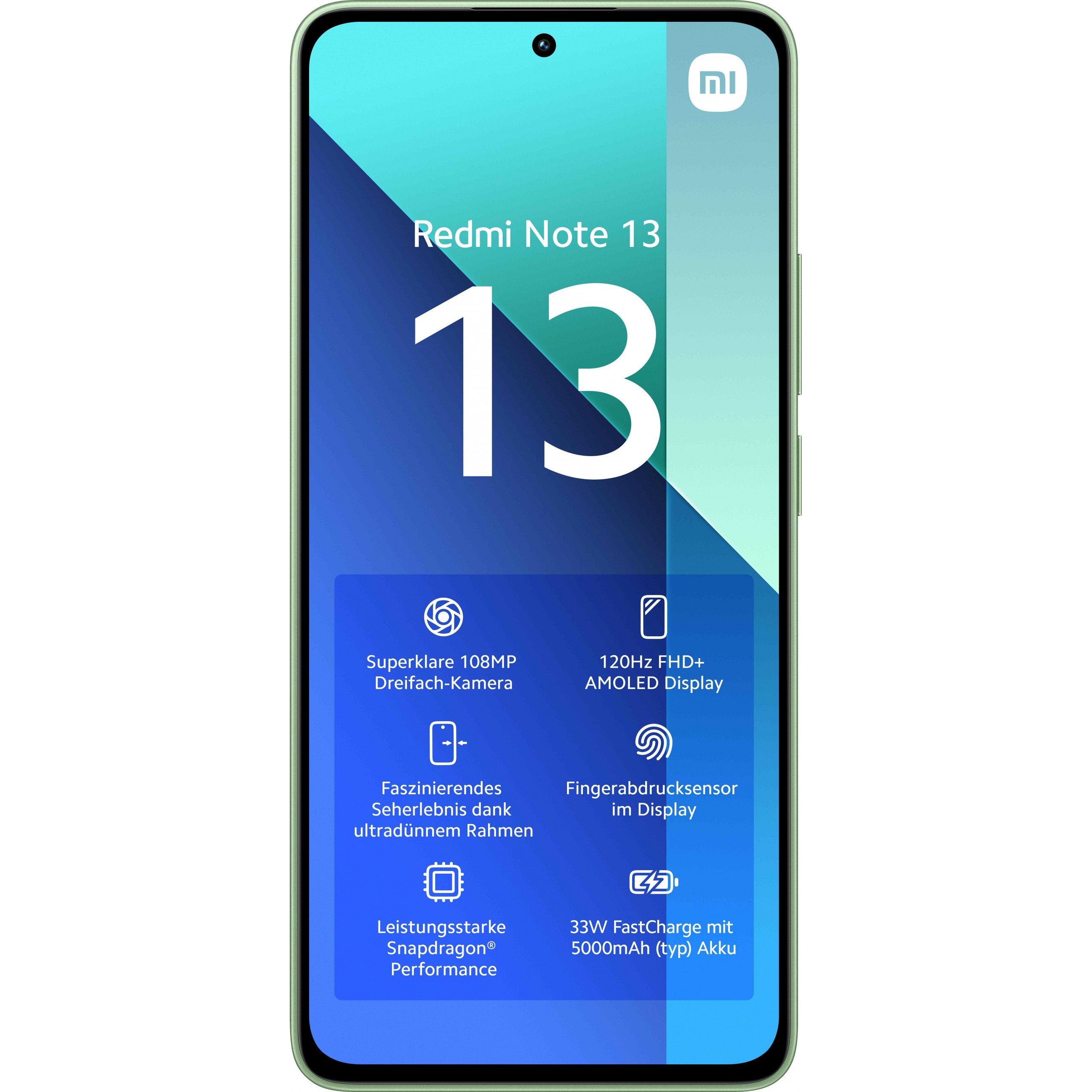 XIAOMI Redmi Note 13 128GB 6RAM 4G EU green