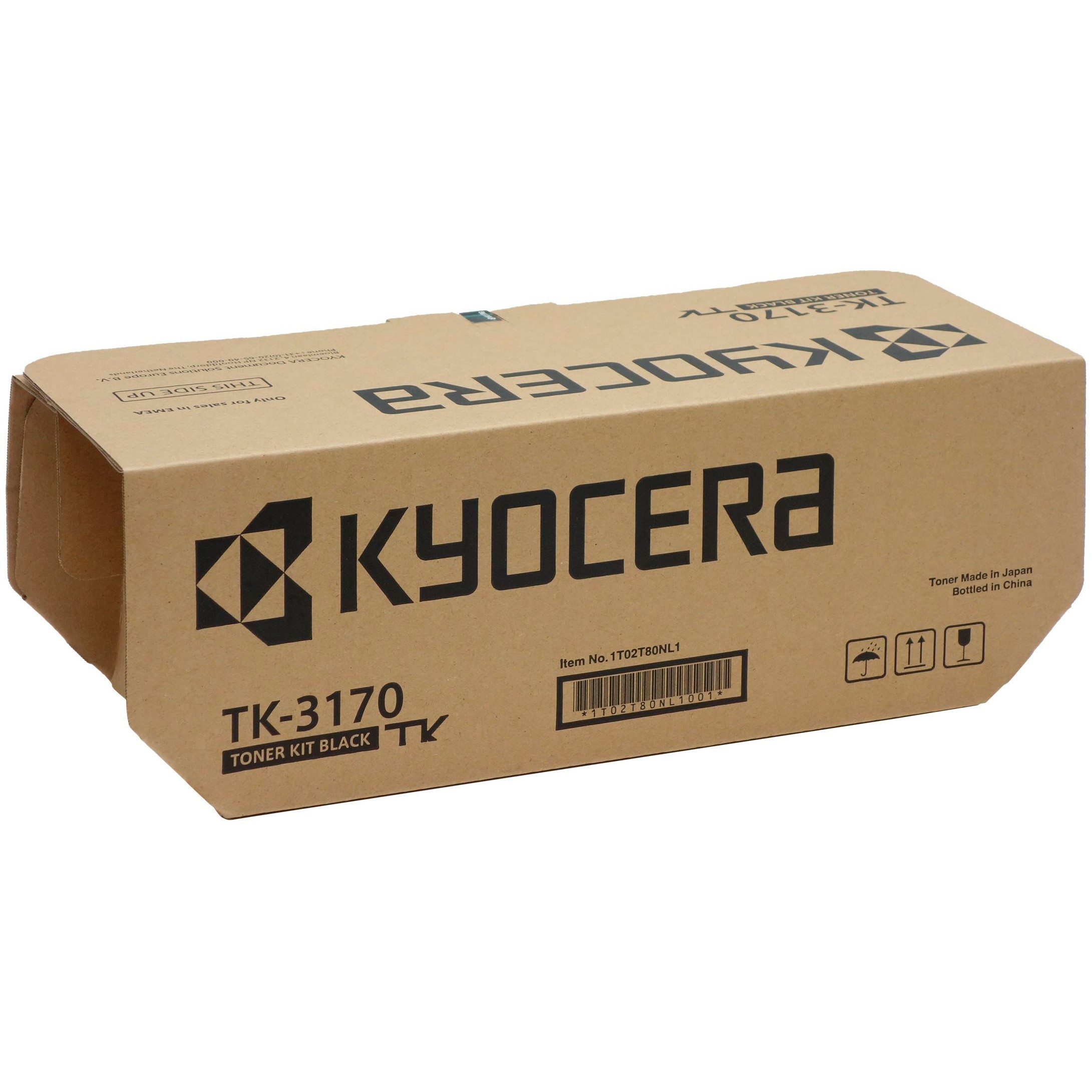 Kyocera Toner TK-3170 Schwarz bis zu 15.500 Seiten gem. ISO/IEC 19752 - 1T02T80NLC
